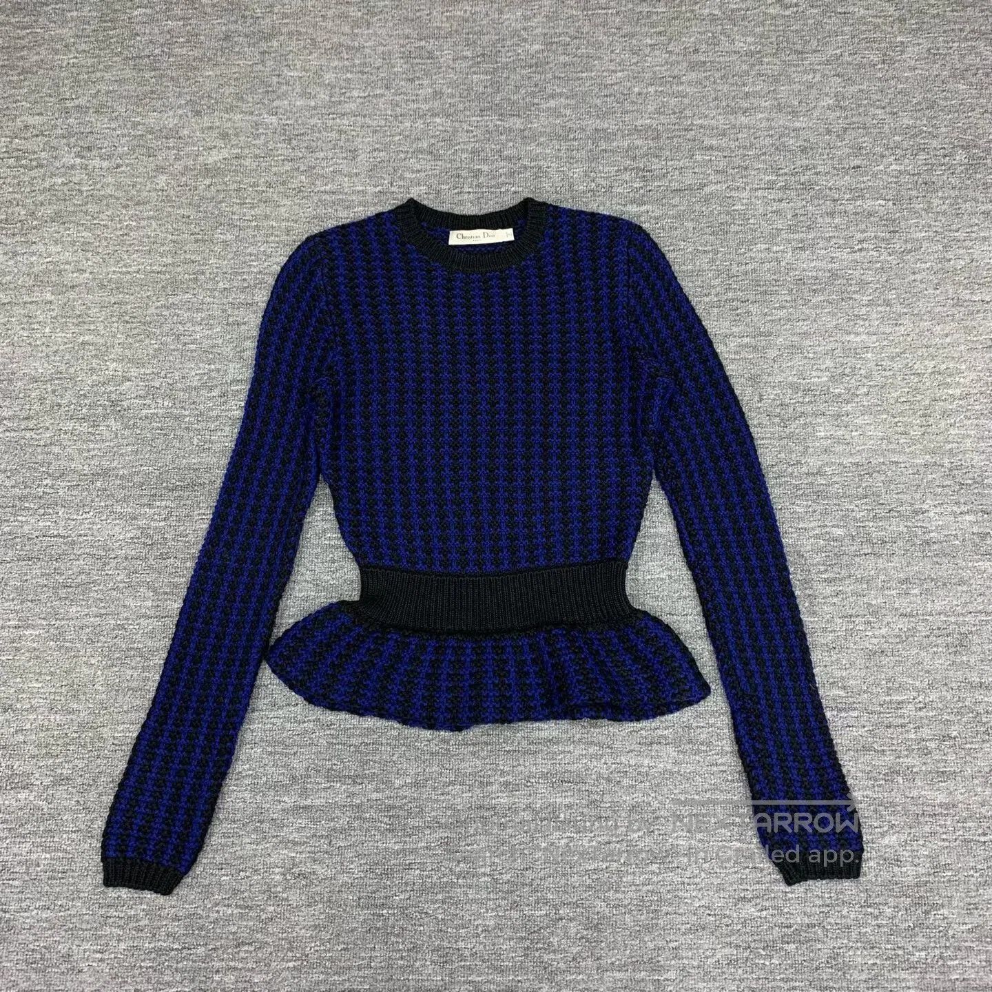 Dior Dior Black Blue Wool Sweater Size 38. Size M / US 6-8 / IT 42-44 - 1 Thumbnail