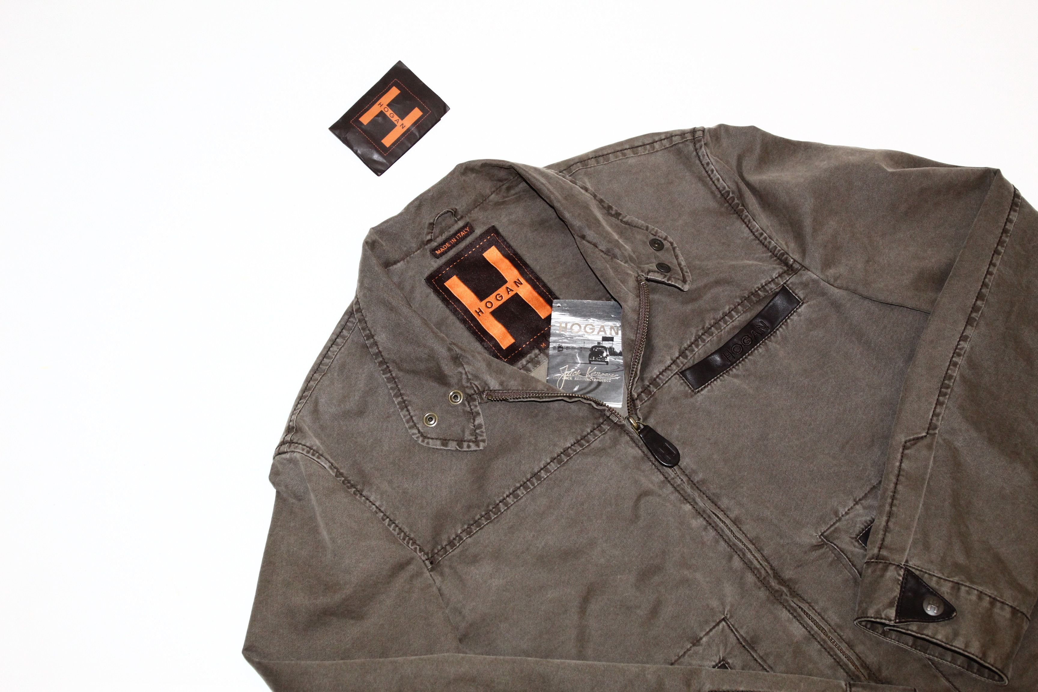 Hogan RARE💥Hogan x Jack Kerouac Project Canvas Casual Jacket Size US M / EU 48-50 / 2 - 8 Thumbnail