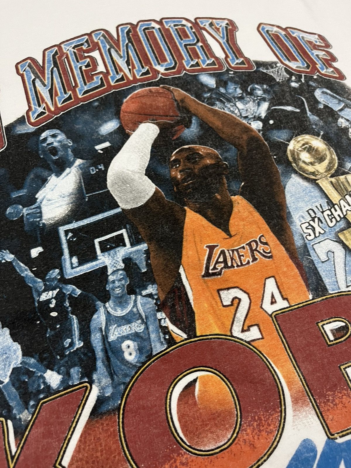 NBA MCDOWELLS RIP KOBE TEE VINTAGE supreme stussy nike fuct Size US XL / EU 56 / 4 - 3 Thumbnail