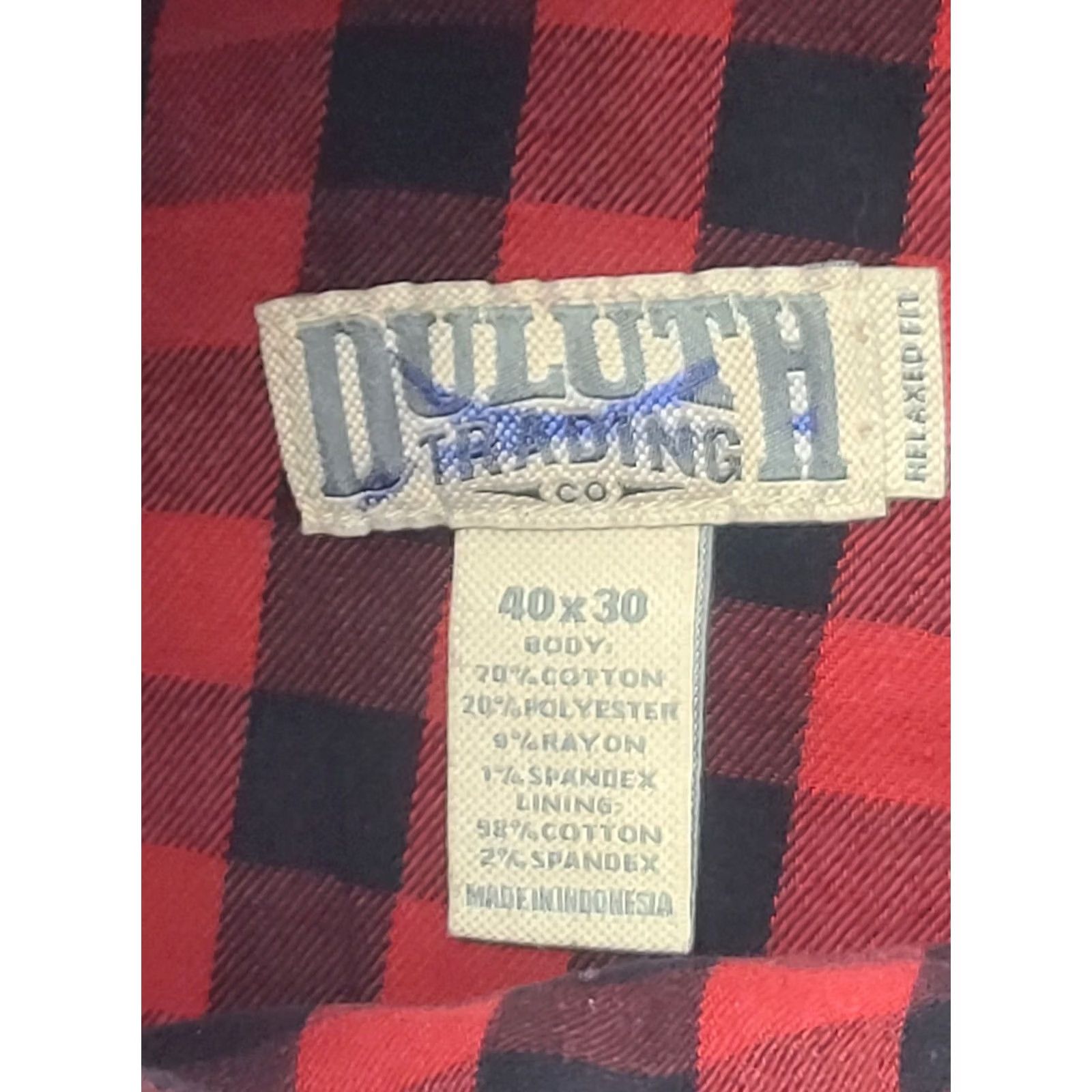 Doublet Duluth Ballroom Double Flex Jeans Mens 40x30 Relaxed Fit Denim Blue 40 30 Inseam Waist 40 Utility Comfort Pockets Stretch Regular Mens Deviated? Size US 40 / EU 56 - 2 Thumbnail