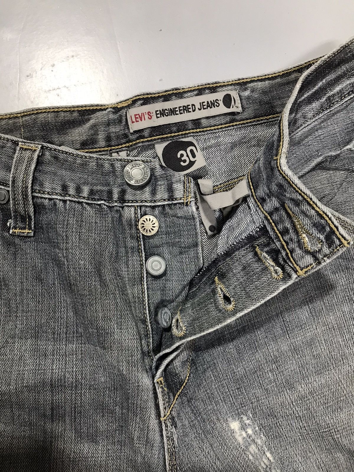 Levi's Vintage Levi’s engineer jeans denim Size US 30 / EU 46 - 6 Thumbnail