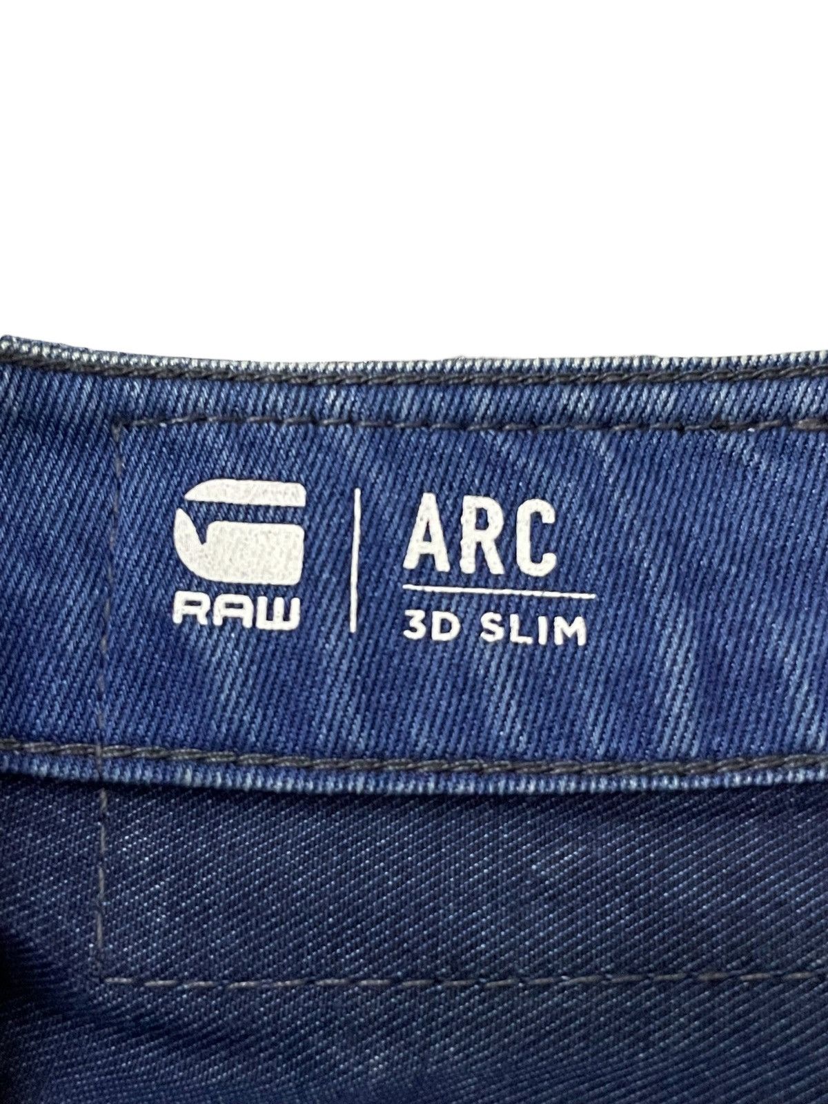 G-Star × Hysteric Glamour G Star Raw Engineered Curved Leg Crash Distressed Jeans Size US 30 / EU 46 - 20 Thumbnail