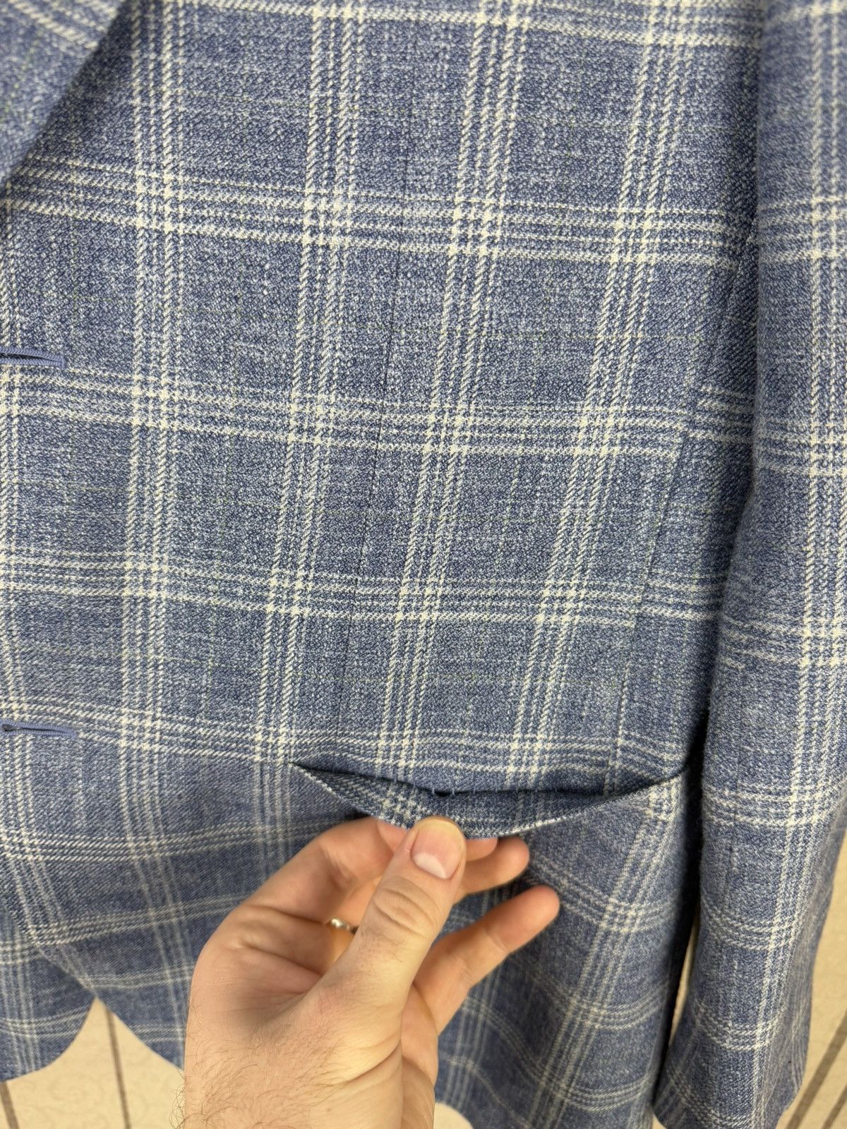 Suitsupply Suitsupply Havana Patch HL Slim Check Blazer sz 48 Size 48R - 10 Thumbnail