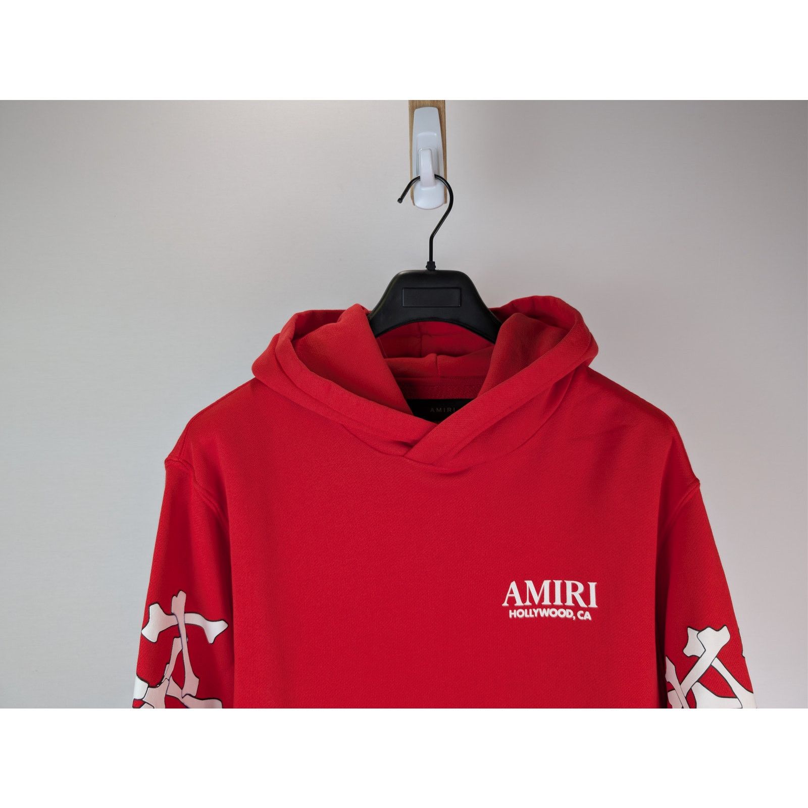 Amiri o1rshd1 Bones Stacked Hoodie in Black Size US M / EU 48-50 / 2 - 3 Thumbnail