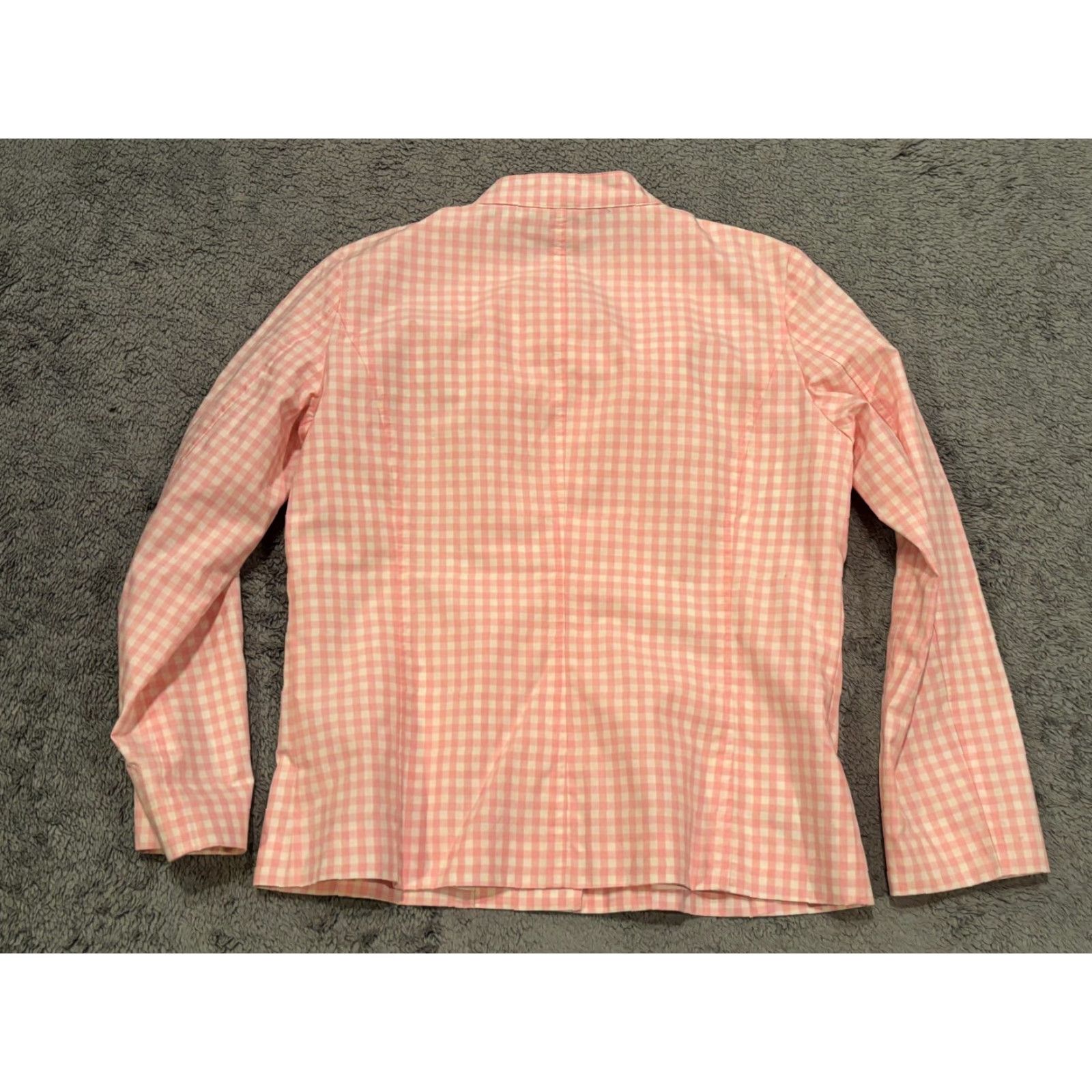 Tommy Hilfiger Tommy Hilfiger Golf Jacket Womens Medium Pink Gingham Plaid Button Coat Preppy Casual Jacket Womens M Pink Logo Vintage No Size M / US 6-8 / IT 42-44 - 5 Thumbnail