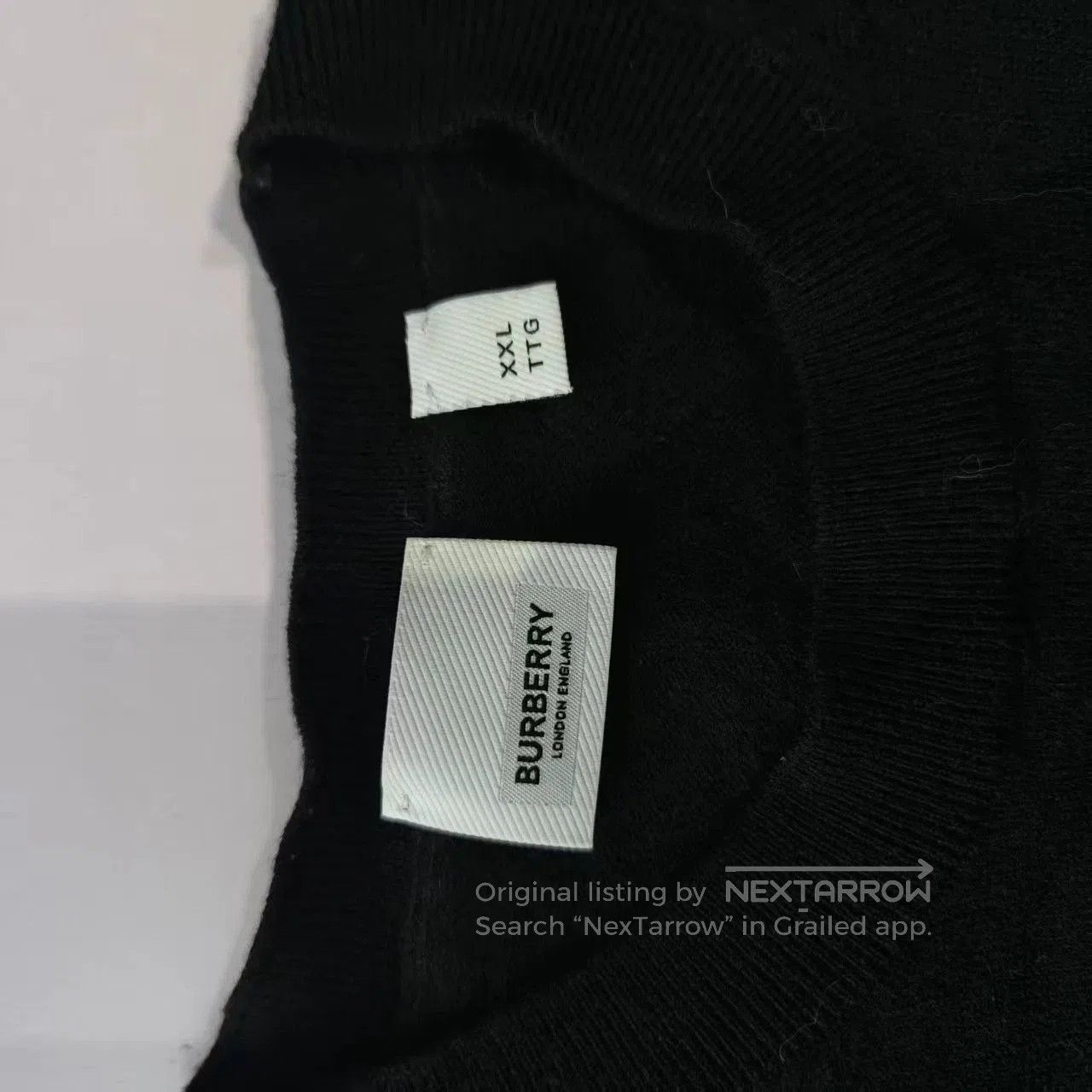 Burberry Burberry Wool Knit Sweater in XXL Size. Size US XXL / EU 58 / 5 - 4 Thumbnail