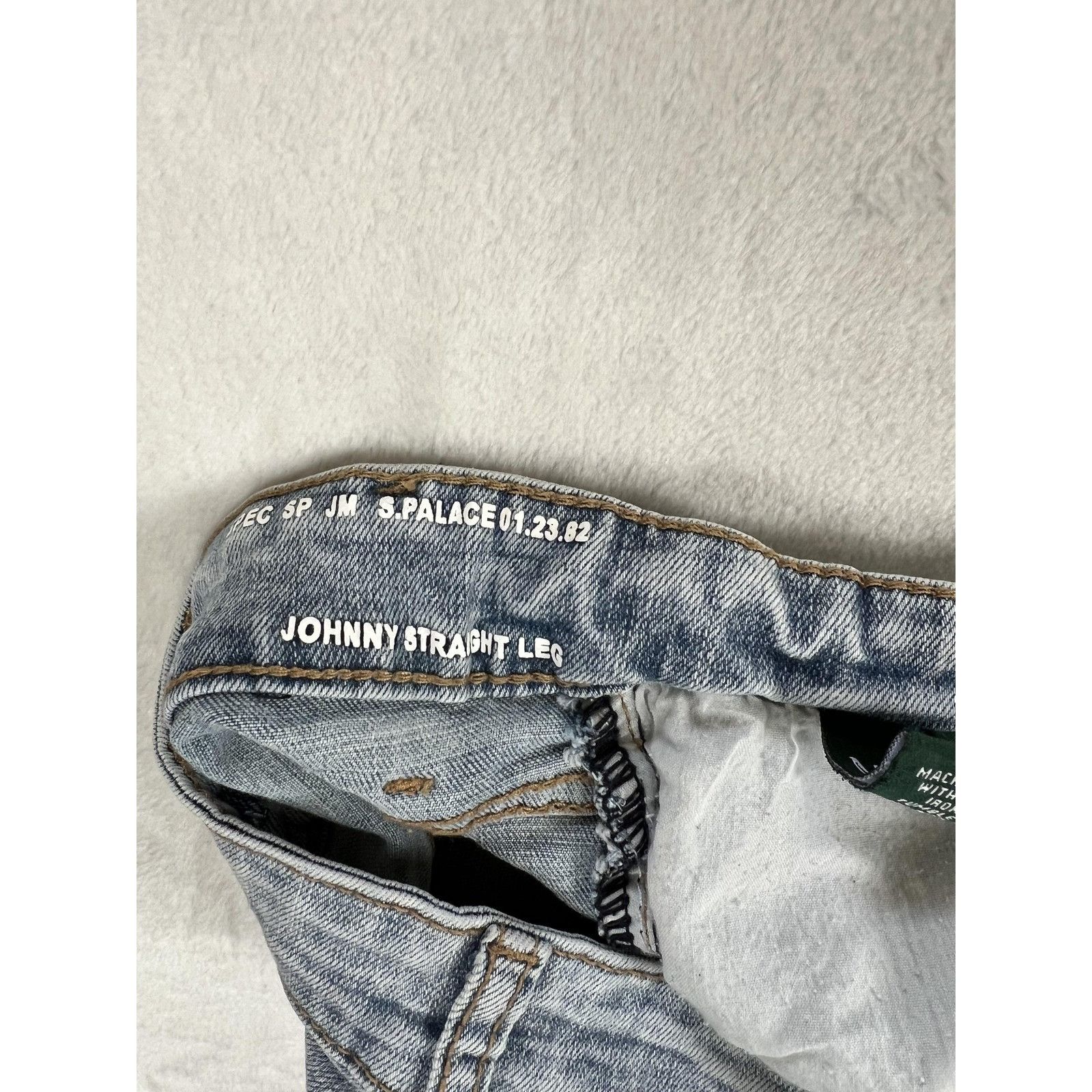 Other Maison Article Jeans Mens 32x30 Blue Distressed Johnny Strai Size US 32 / EU 48 - 5 Thumbnail