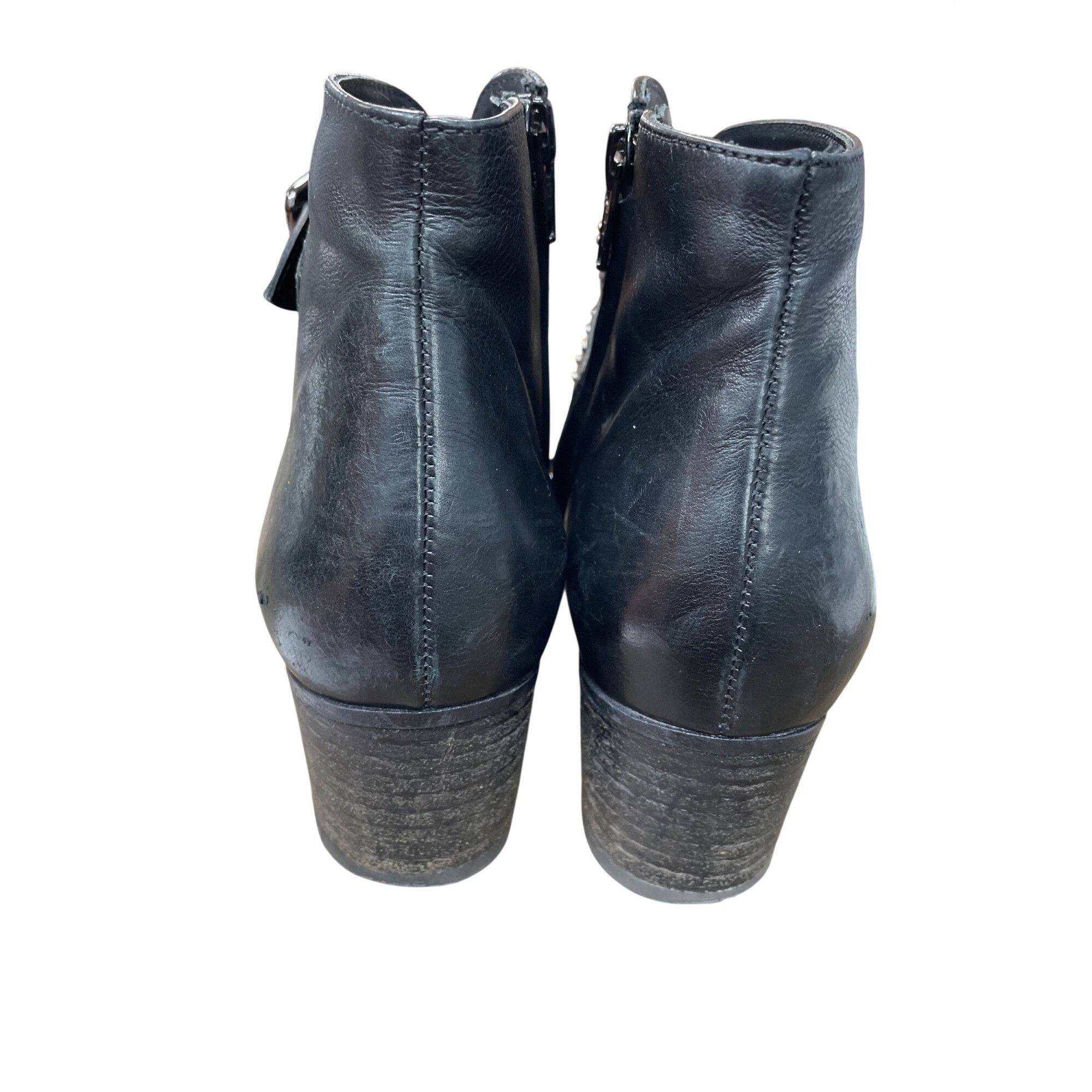Other Paul Green Womans Black leather studed moto ankle boots sz 5 Size US 5.5 / IT 35.5 - 9 Thumbnail