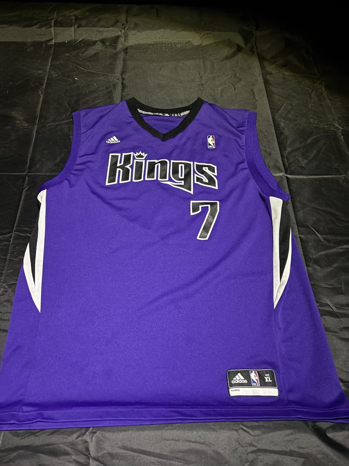 Adidas Jimmer Fredette Sacramento Kings Jersey Size US XL / EU 56 / 4 - 2 Thumbnail