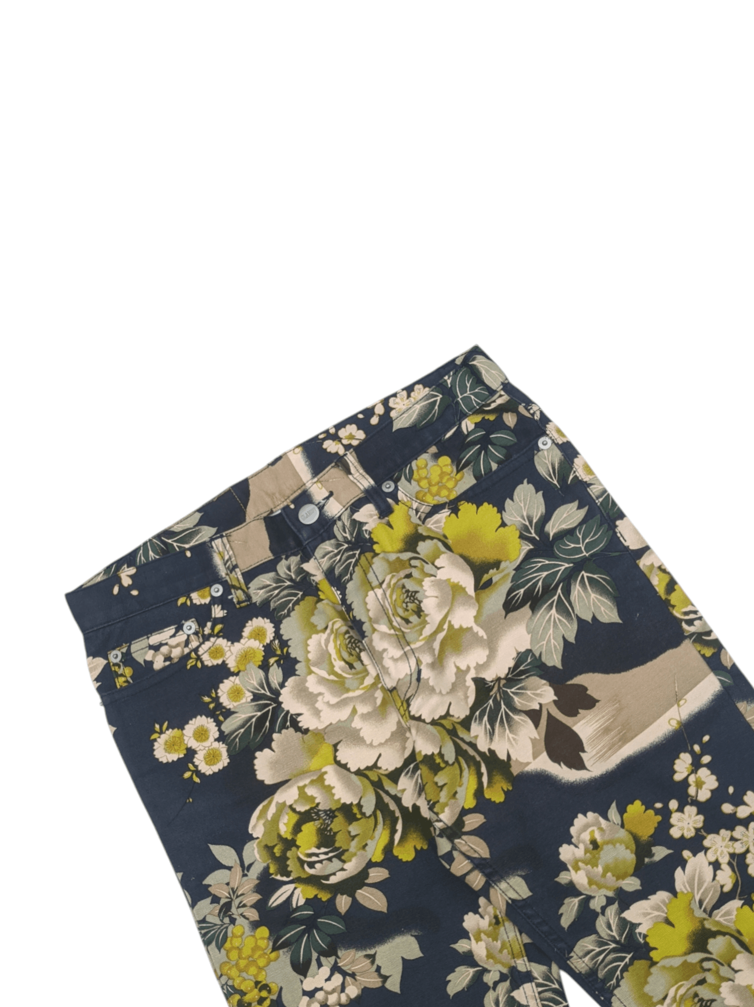 Japanese Brand 00's Glamdy Floral Pants Size US 30 / EU 46 - 3 Thumbnail