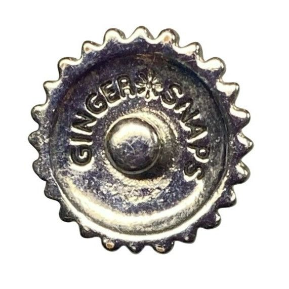 Other Ginger Snaps Silver & Rhinestone Snap Charm Button Size ONE SIZE - 2 Thumbnail