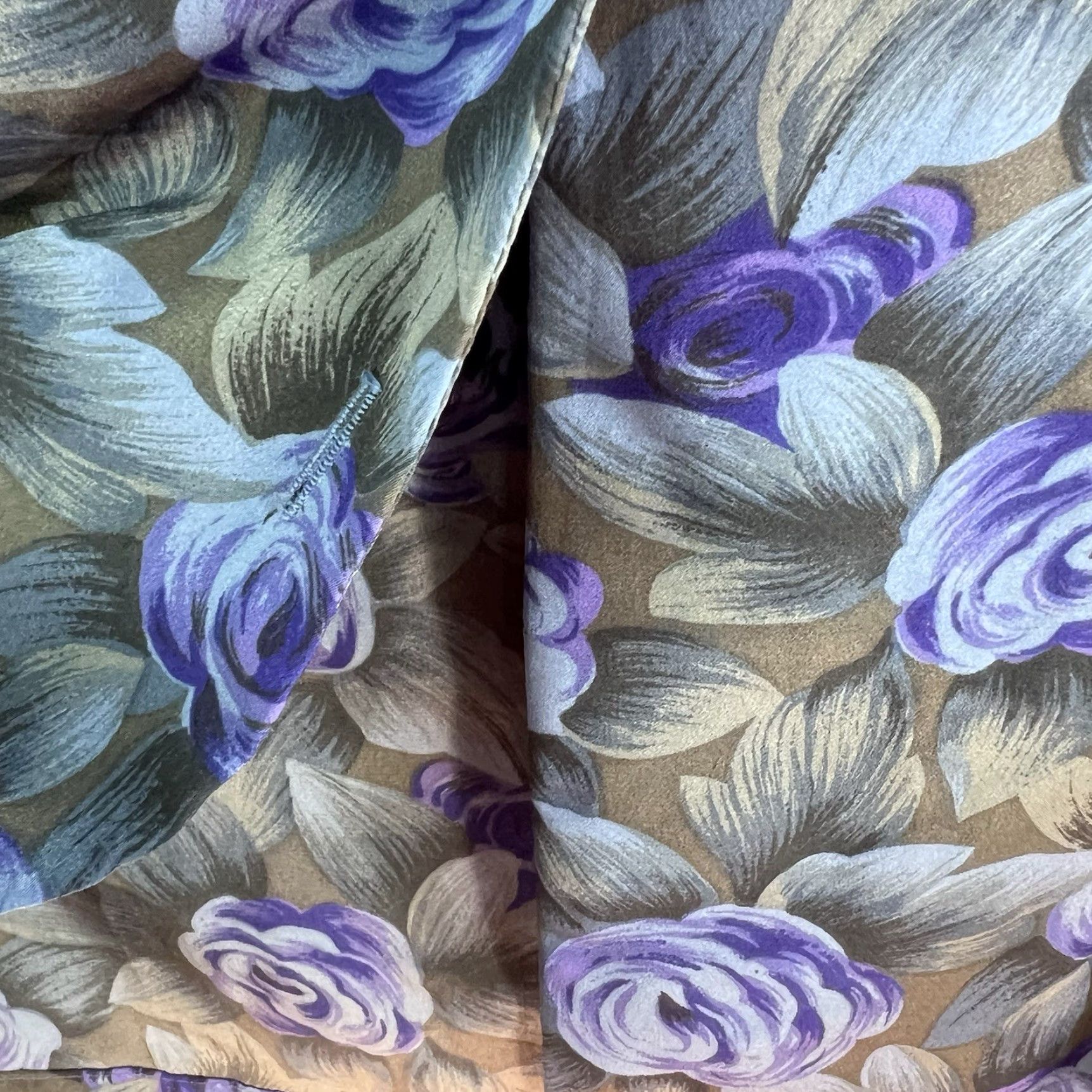 Pendleton VINTAGE Pendleton Floral Blouse Country Sophisticates Size 8 Petite Blue Wool Polyester Balloon Sleeve Mens? Wait. Size M / US 6-8 / IT 42-44 - 5 Thumbnail
