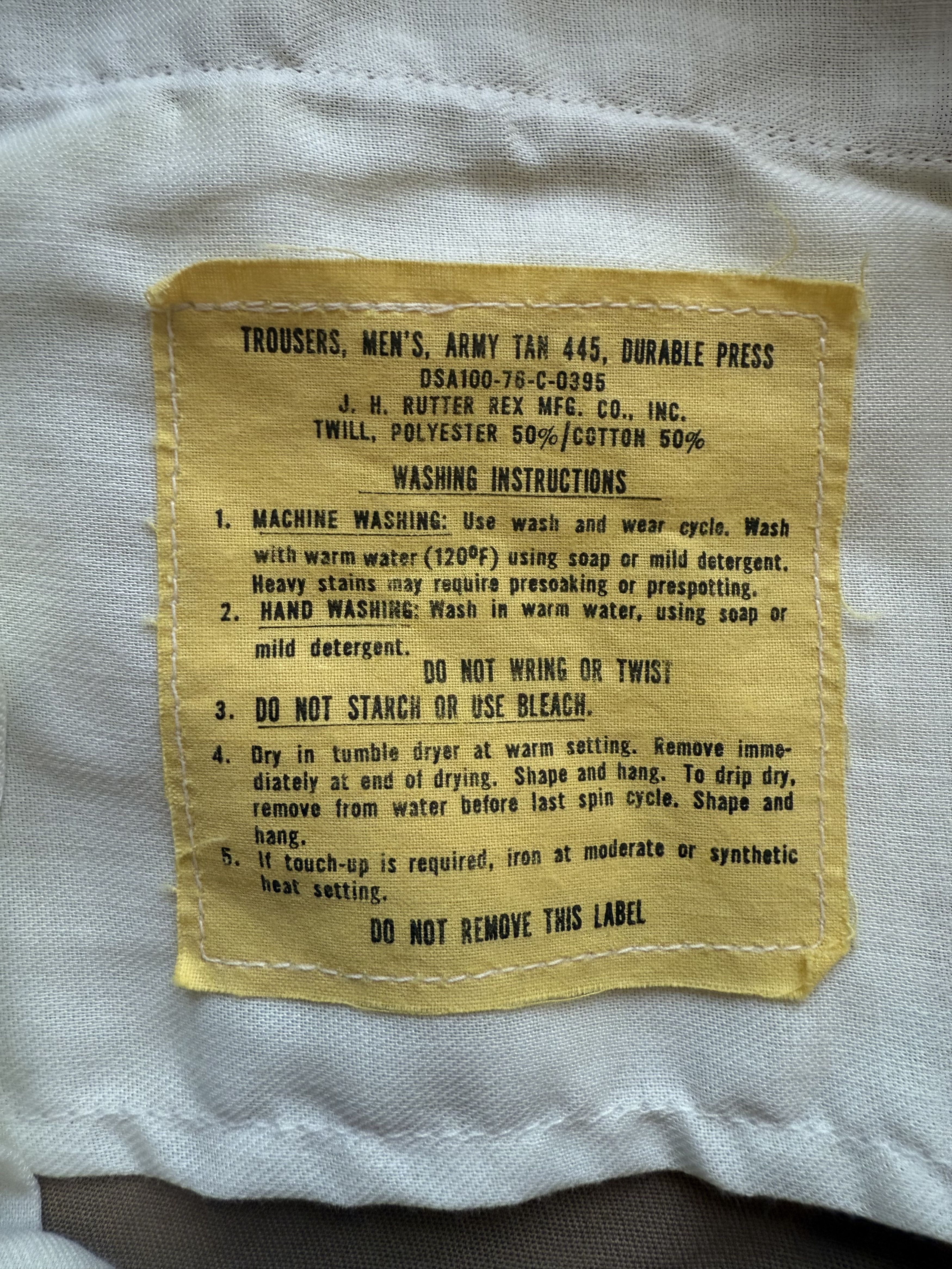 Other US Army Trousers 80's Size US 35 - 2 Thumbnail