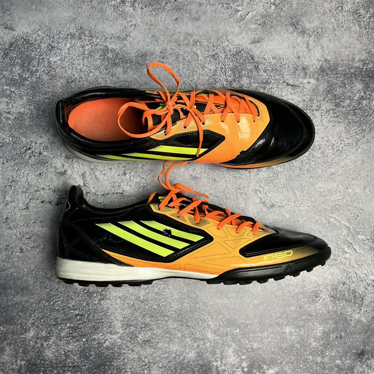 Adidas Vintage Adidas adiZERO F50 F10 TRX TF (V24787) Boots Soccer Size US 12 / EU 45 - 4 Thumbnail