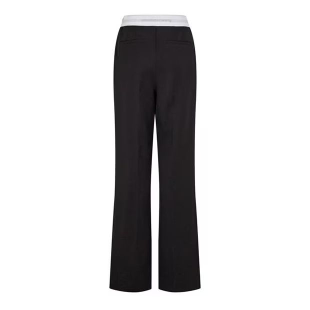 Alexander Wang o1g2r1mq0824 High Waisted Pleat Trousers in Fig Brown Size 32" / US 10 / IT 46 - 2 Thumbnail
