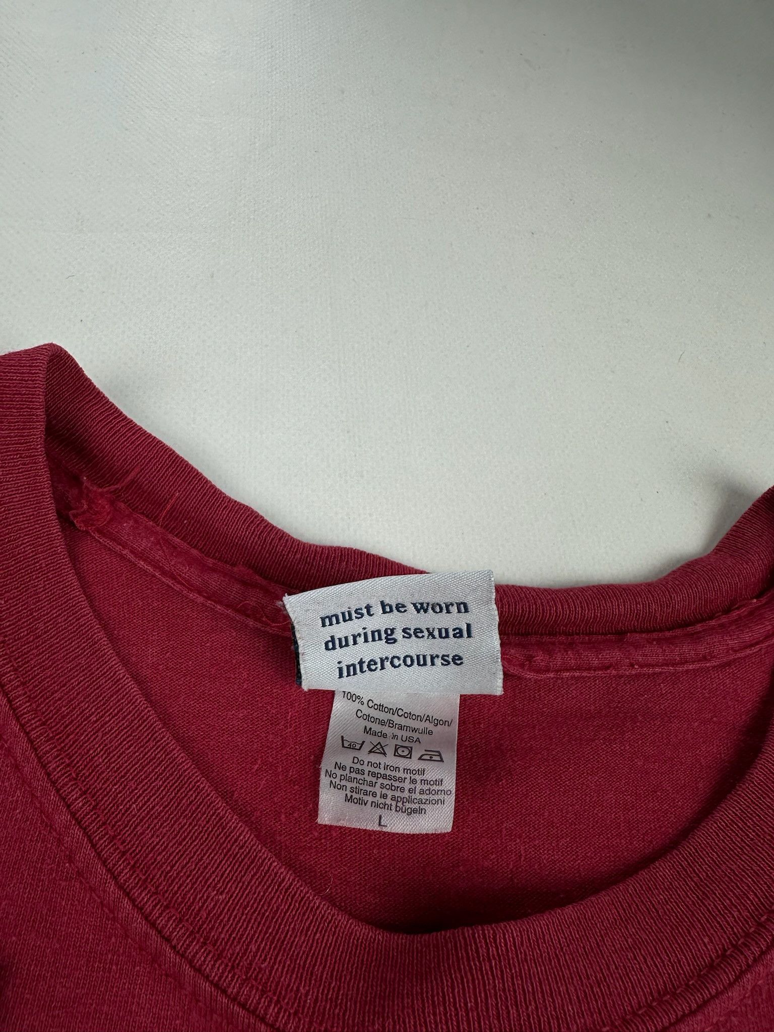 Vintage RARE Vintage Pornstar Tshirt Ferrari parody sexy tee Size US L / EU 52-54 / 3 - 5 Thumbnail