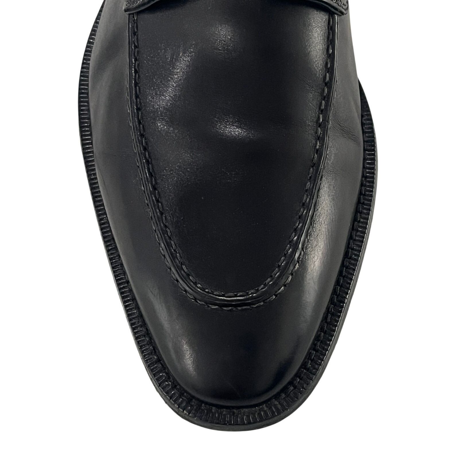 Santoni *DS27 SANTONI Men's Leather Oxford Dress Shoes Black Size 11 Size US 10 / EU 43 - 5 Thumbnail