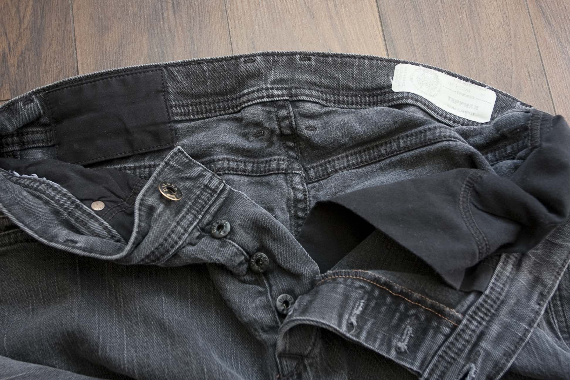 Diesel Diesel Jeans Tepphar Slim Carrot Size 32x28 Dark Gray Size US 32 / EU 48 - 9 Thumbnail