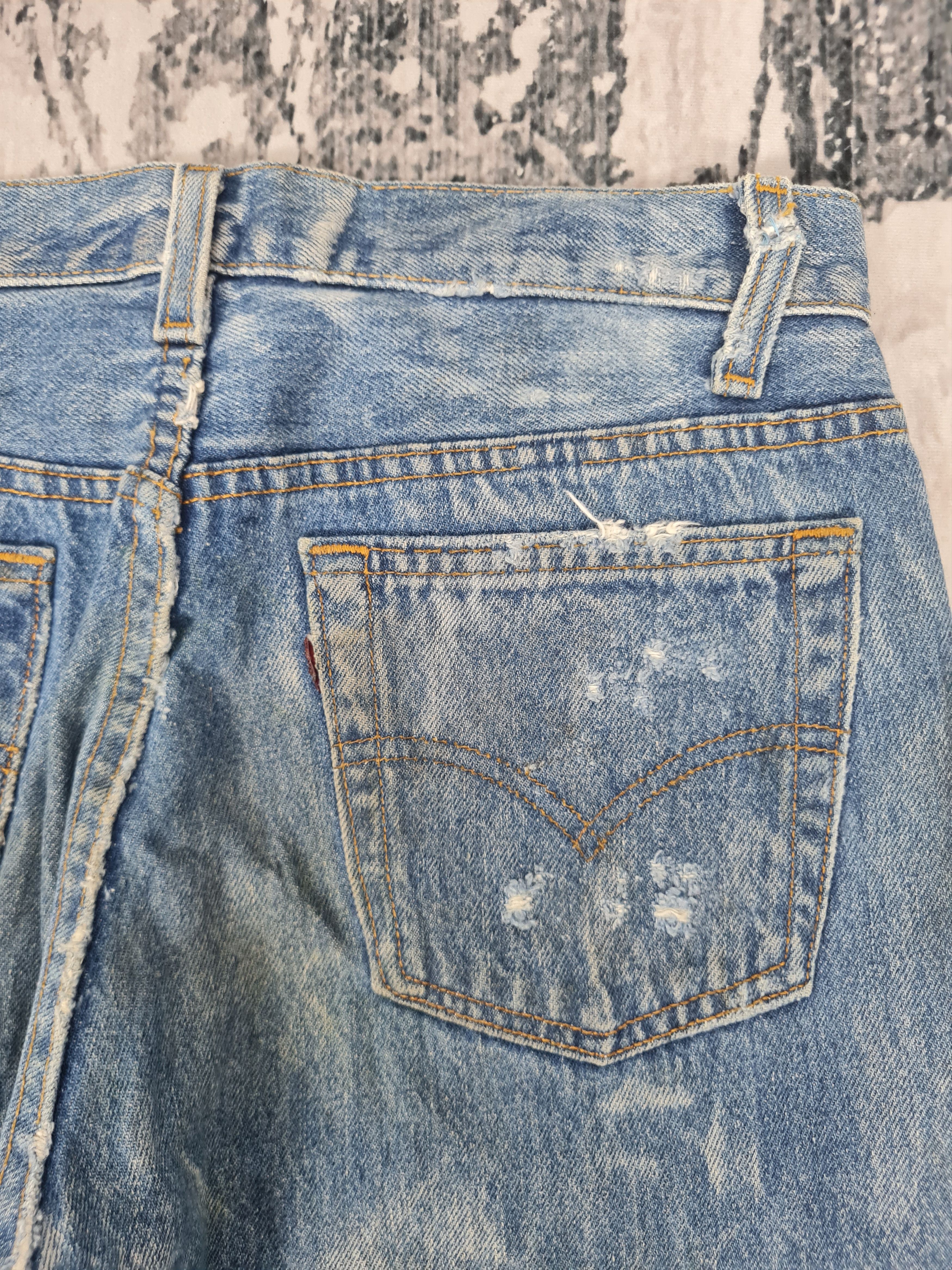 Levi's Vintage Clothing Vtg 90's LEVIS 501 Bleach Design Rust Jeans L0403 Size 30X31 Size US 30 / EU 46 - 16 Thumbnail