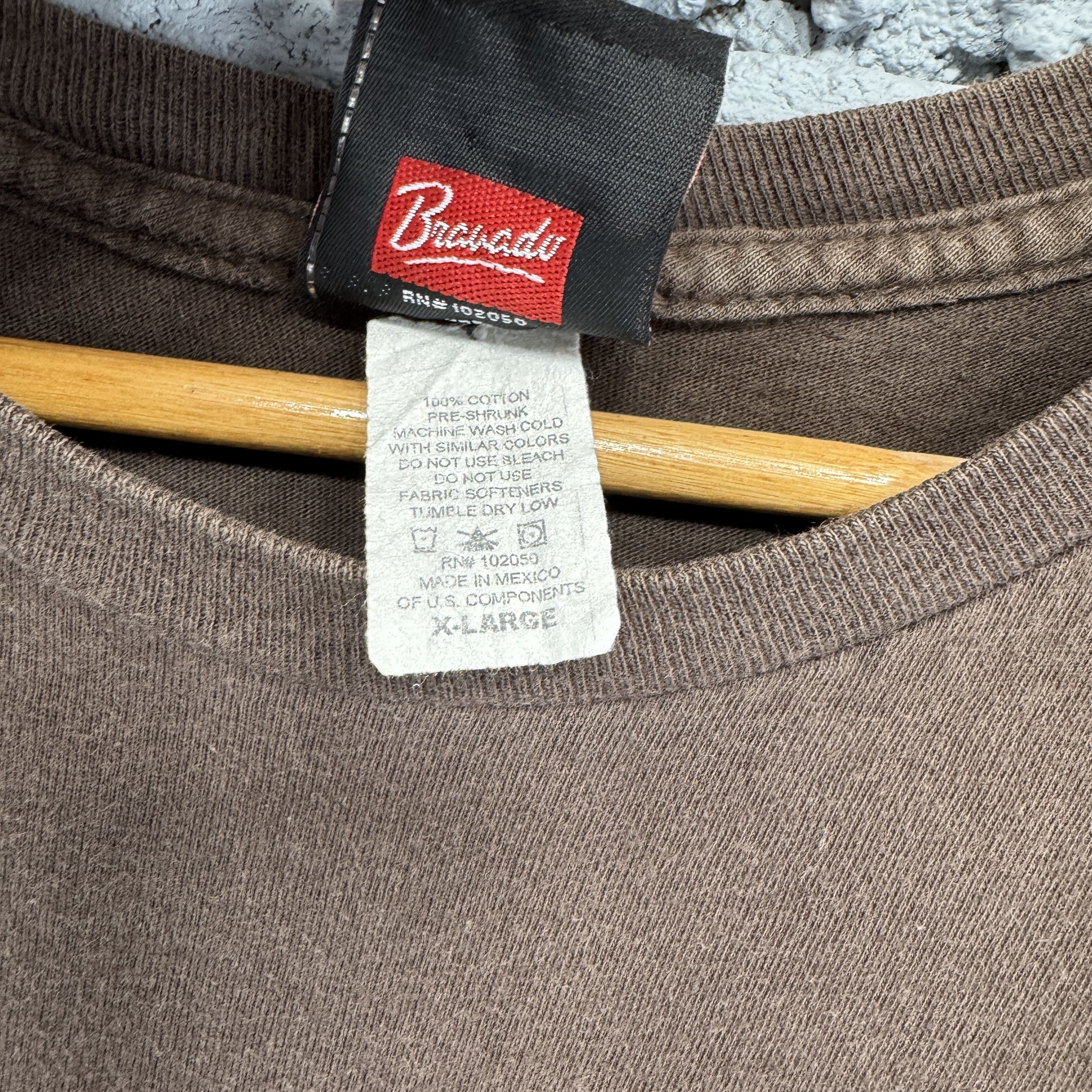 Harley Davidson Vintage Brown Harley-Davidson Short-Sleeve Tshirt Size US XL / EU 56 / 4 - 6 Thumbnail