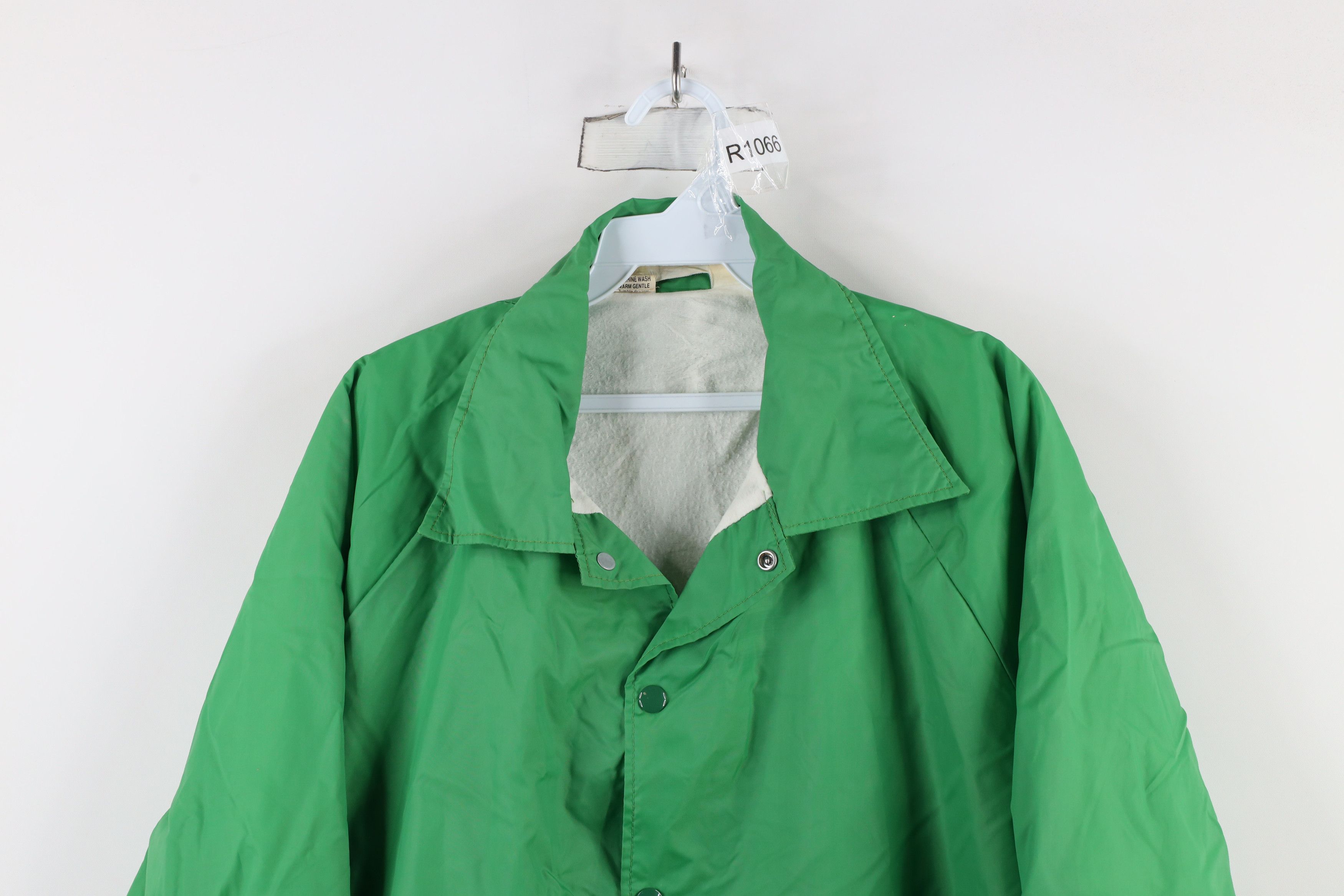 Vintage Vintage 70s Streetwear Lined Coach Coaches Jacket Green USA Size US XL / EU 56 / 4 - 2 Thumbnail