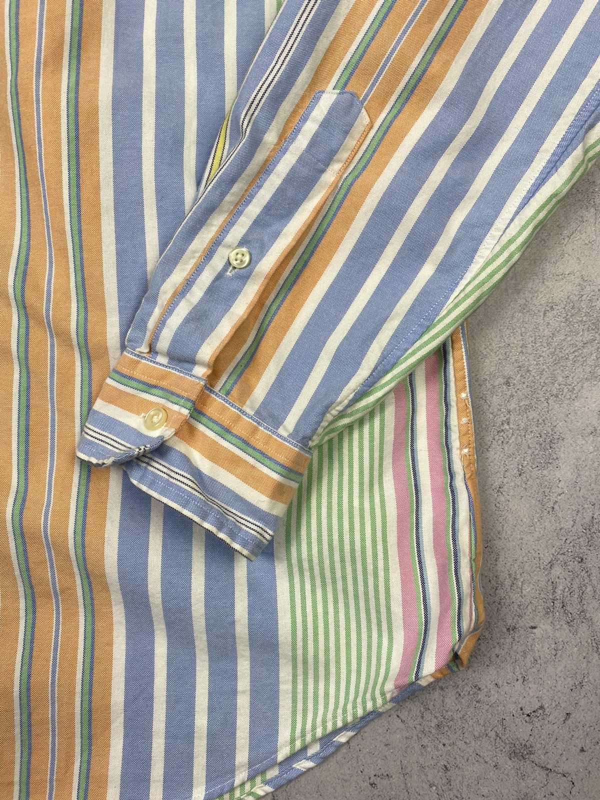 Polo Ralph Lauren Polo Ralph Lauren Striped Long Sleeve Button Up Shirt Size US M / EU 48-50 / 2 - 4 Thumbnail
