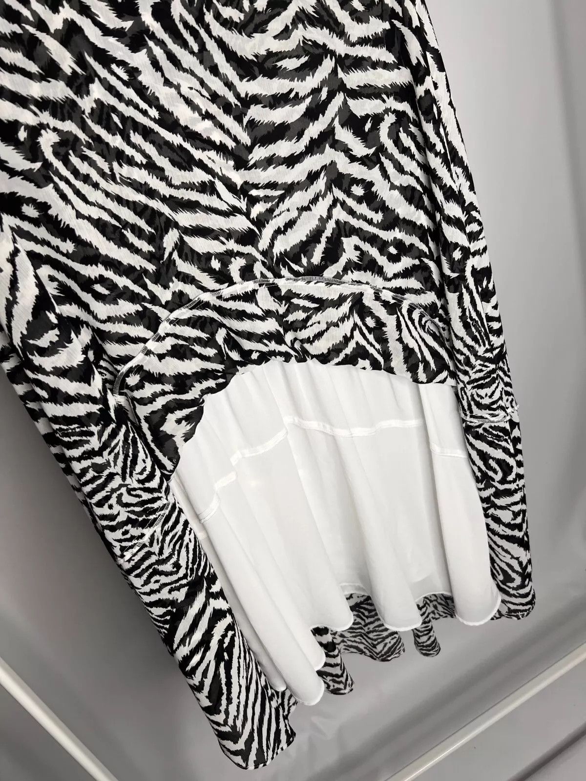 Allsaints Allsaints Martina Remix Dress Animal Zebra Pattern Size M / US 6-8 / IT 42-44 - 14 Thumbnail