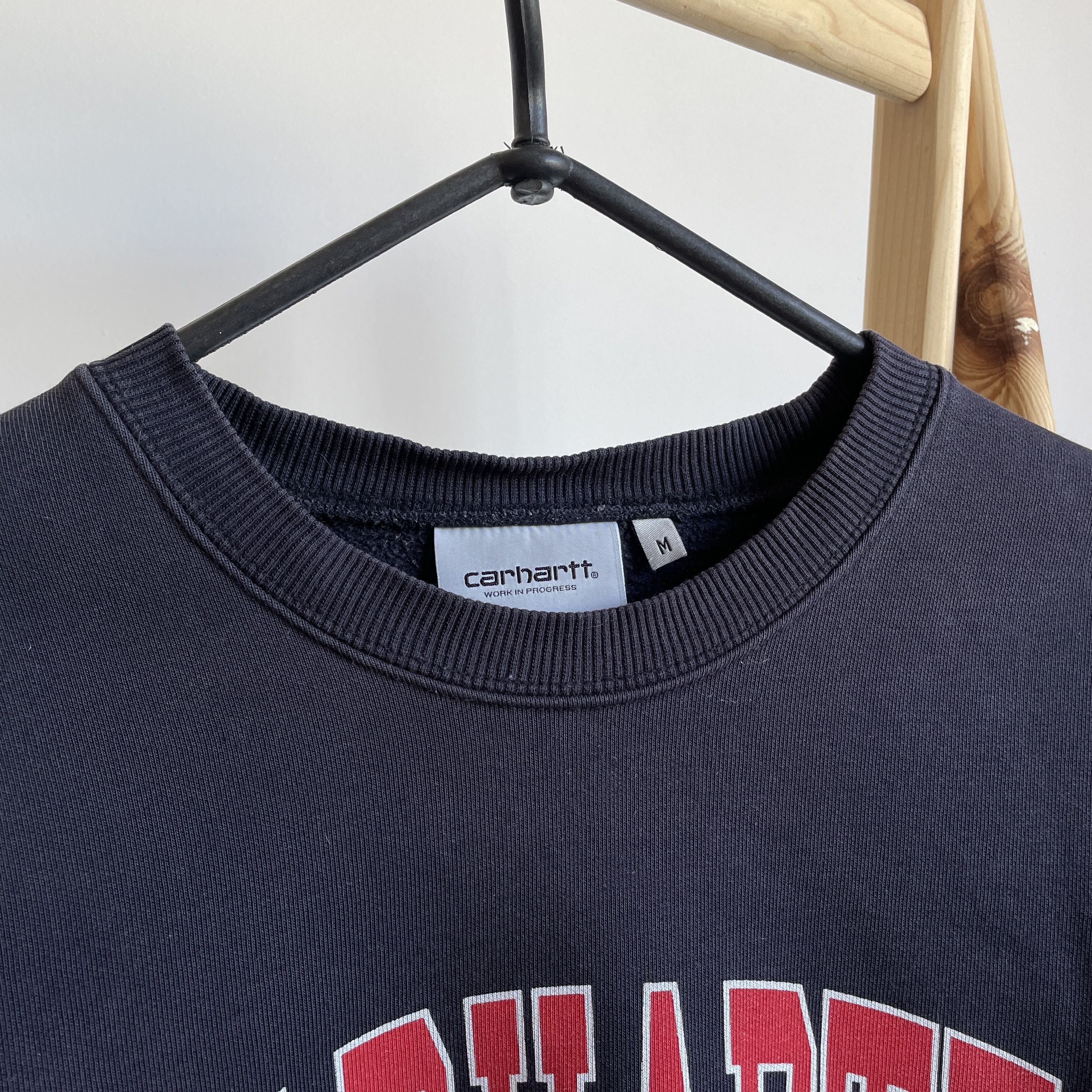 Carhartt Wip Carhartt WIP Spell Out Division Sweatshirt Size M Size US M / EU 48-50 / 2 - 7 Thumbnail