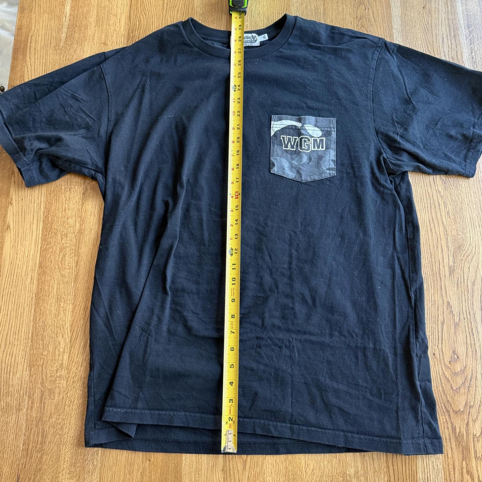 Designer Bape WGM Black pocket shirt Size 2XL Size US L / EU 52-54 / 3 - 3 Thumbnail
