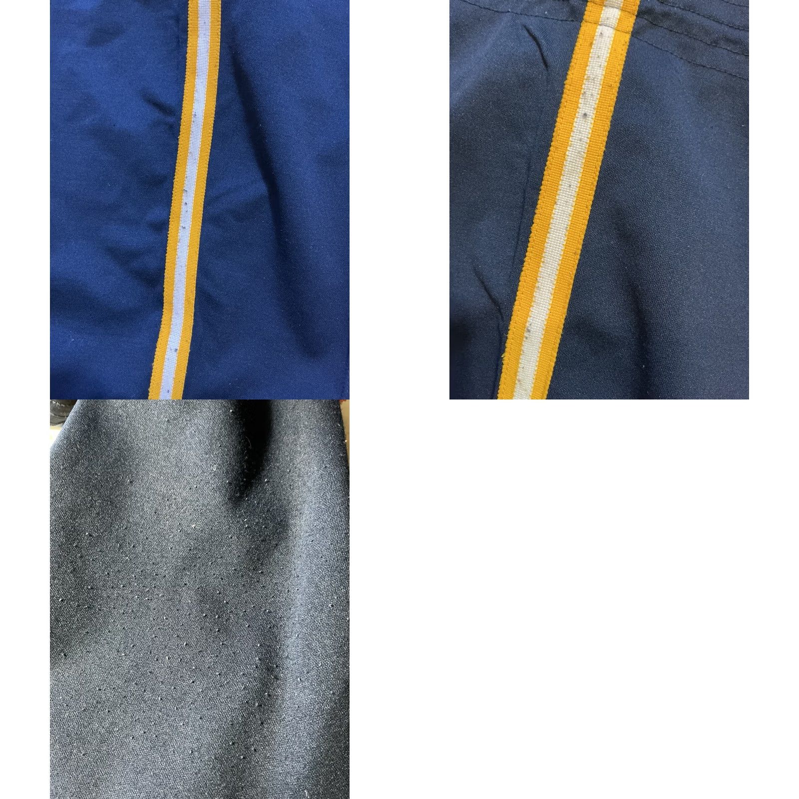 Champion VINTAGE Champion Track Pants Nylon Striped Navy Blue Made In USA Sz S Men Athletic Size US 29 - 8 Thumbnail