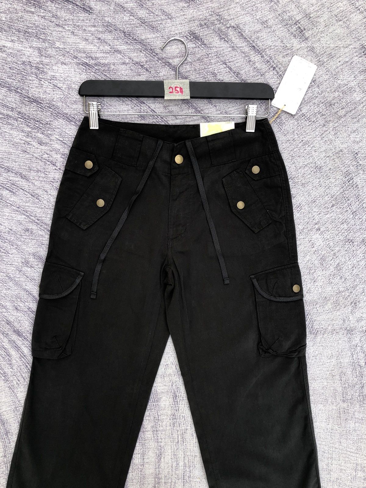 Other Black Cargo Pants Multipocket Tactical Soft Fabric Size US 27 - 2 Thumbnail