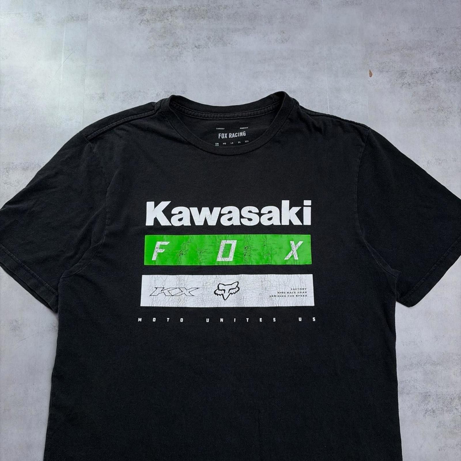 Fox Racing Y2K Black Fox Racing Grunge Skater T-Shirt Size US S / EU 44-46 / 1 - 3 Thumbnail