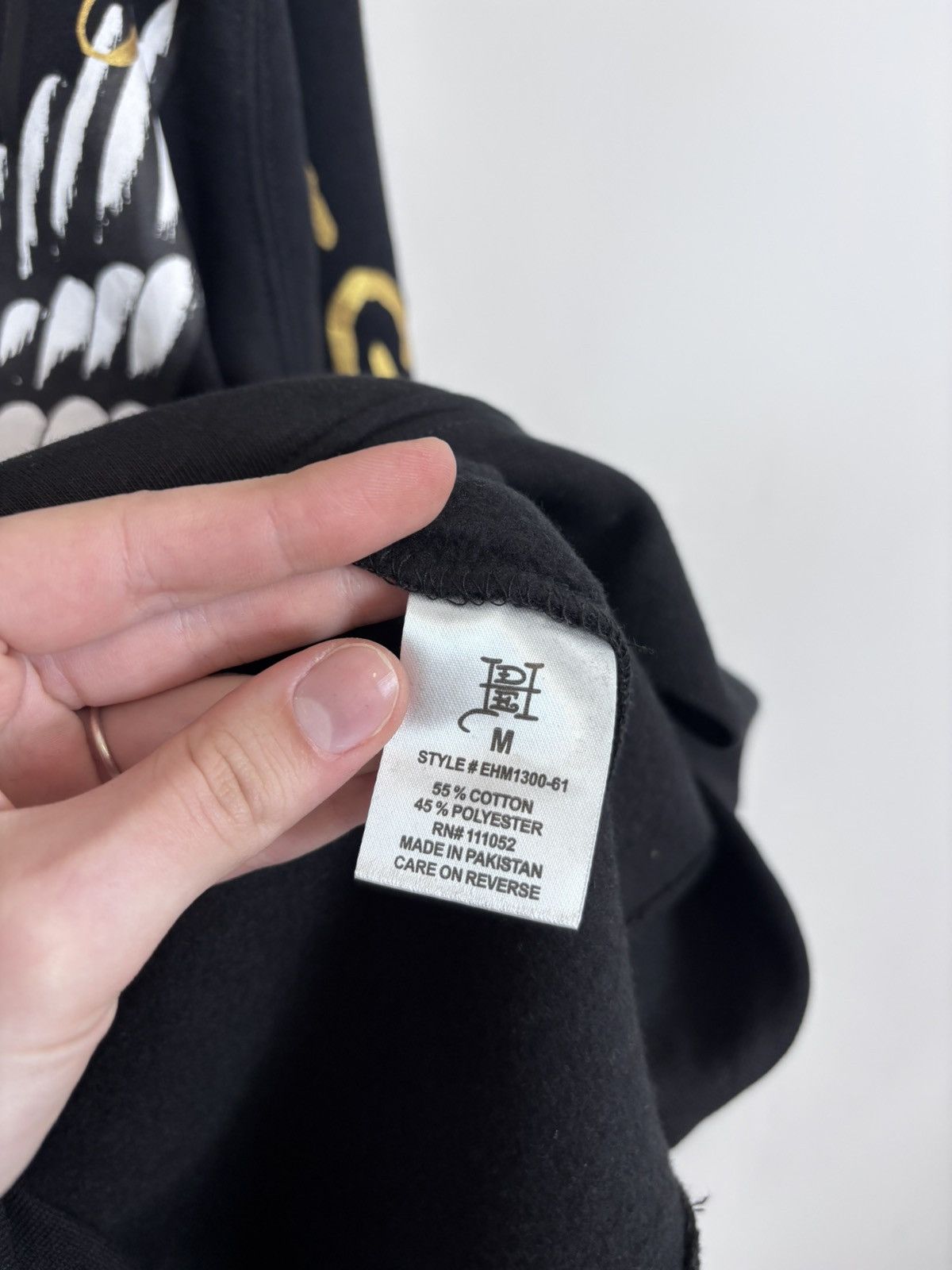 Ed Hardy Ed Hardy NWT Men’s Y2K Big Tattoo Logo Black Hype Hoodie Size US M / EU 48-50 / 2 - 15 Thumbnail