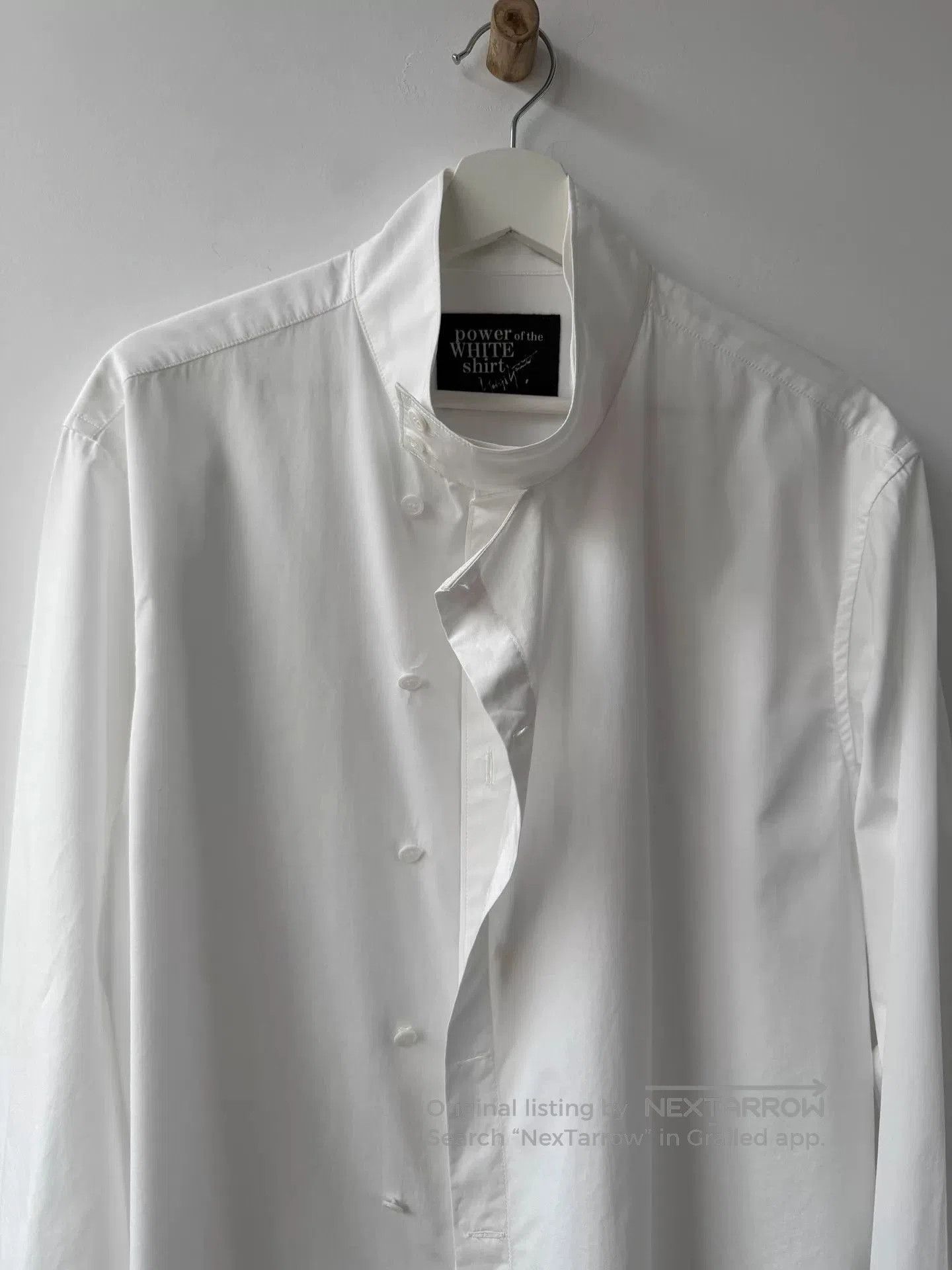 Yohji Yamamoto Yohji Yamamoto White Deconstructed Shirt. Size US M / EU 48-50 / 2 - 8 Thumbnail