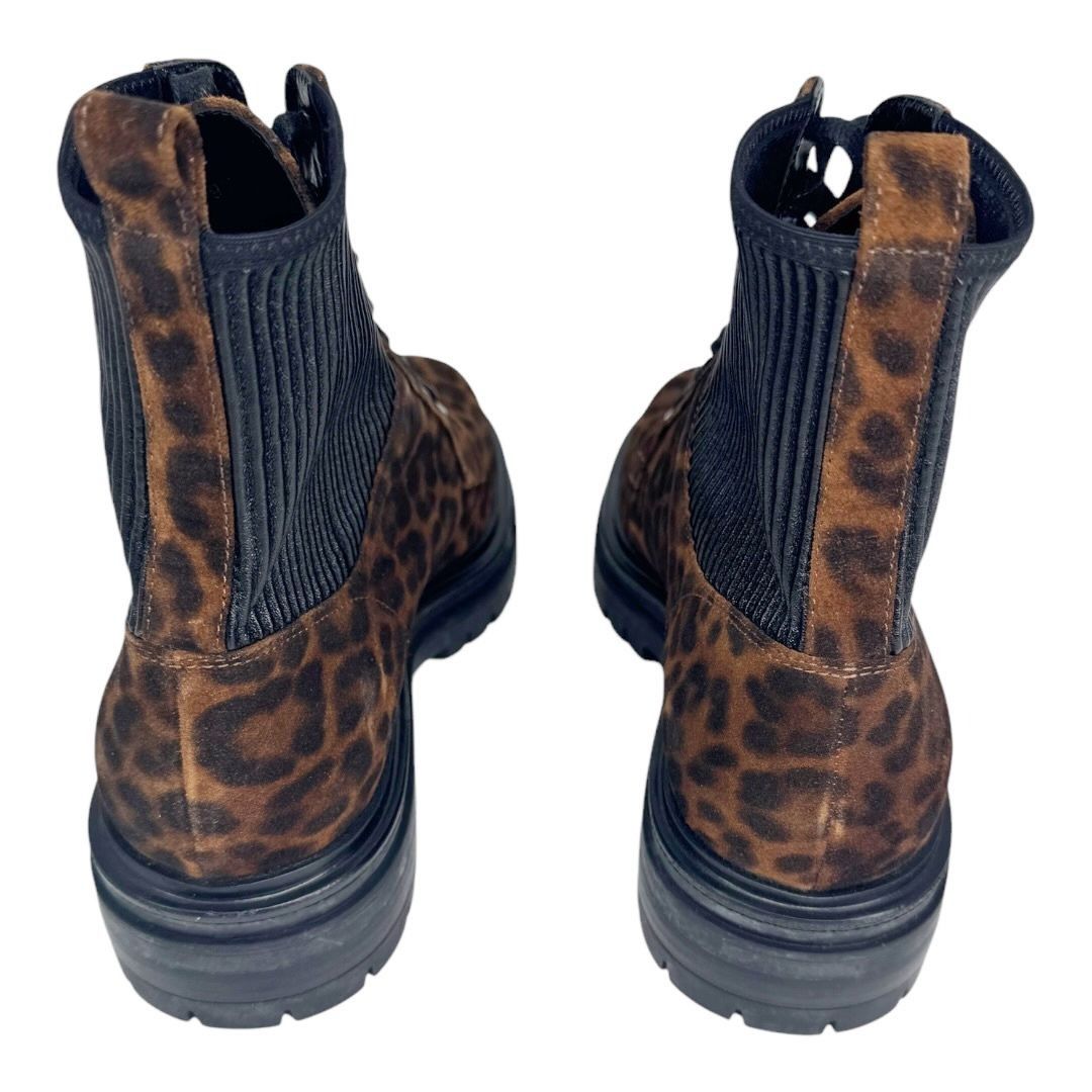 Gianvito Rossi Gianvito Rossi Suede Animal Print Ankle Boots Size US 7 / IT 37 - 4 Thumbnail