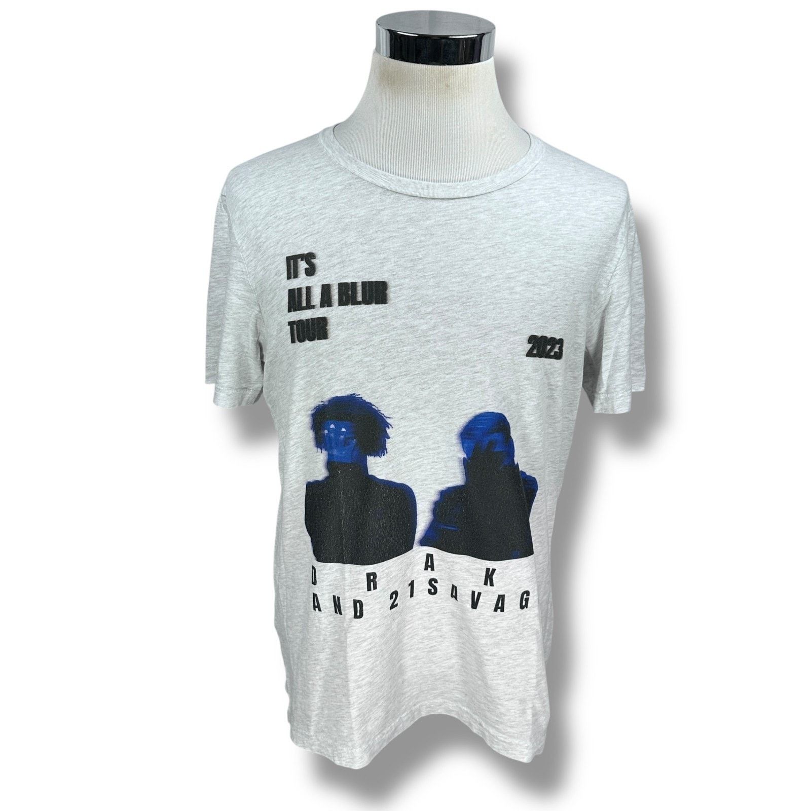 Other Drake & 21 Savage 2023 It Was T-Shirt Men's L Gray Size US L / EU 52-54 / 3 - 1 Thumbnail