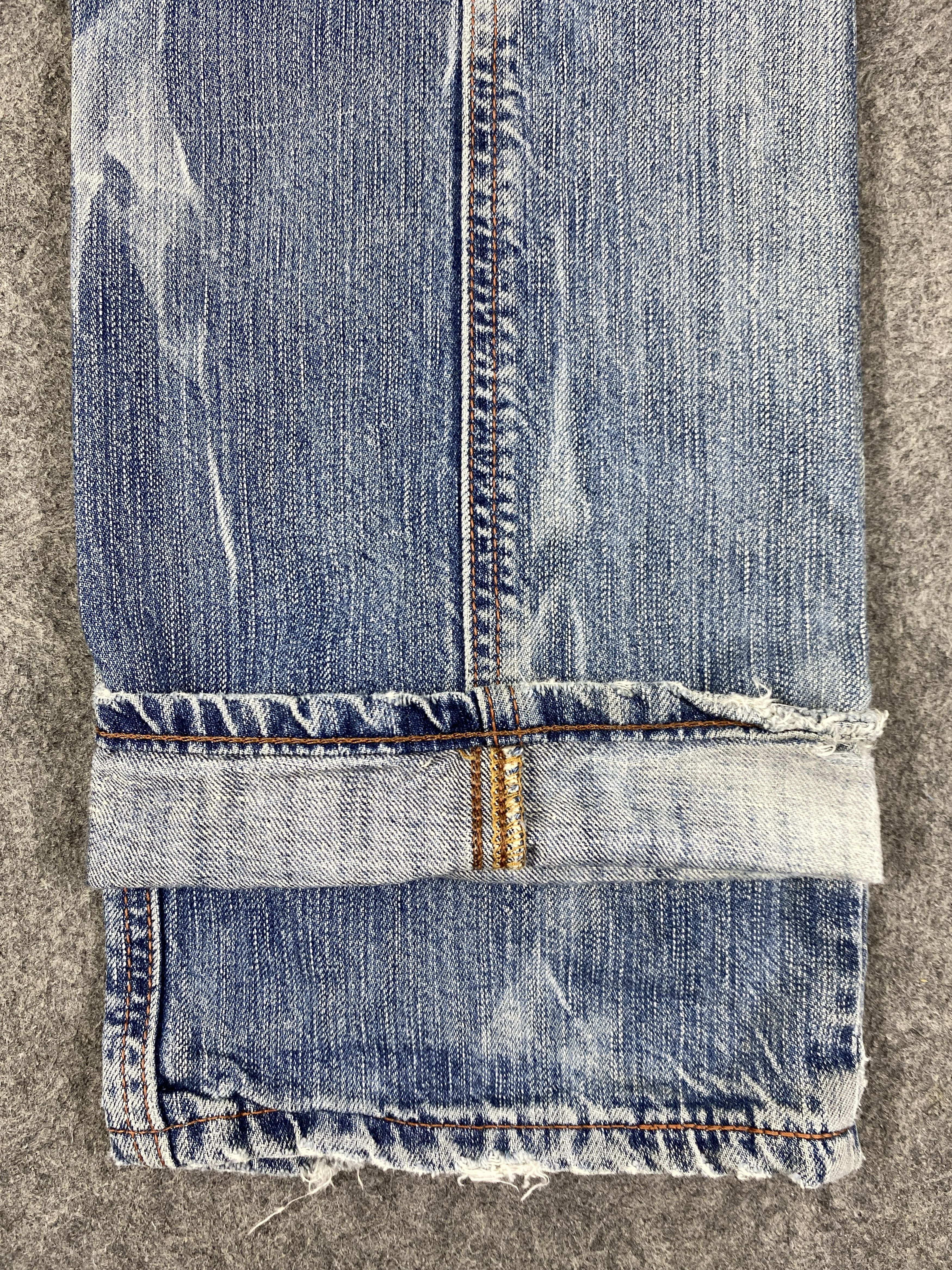 Ed Hardy Faded Blue Vintage Edwin Jeans 30x31.5 Denim - JN3267 Size US 30 / EU 46 - 11 Thumbnail