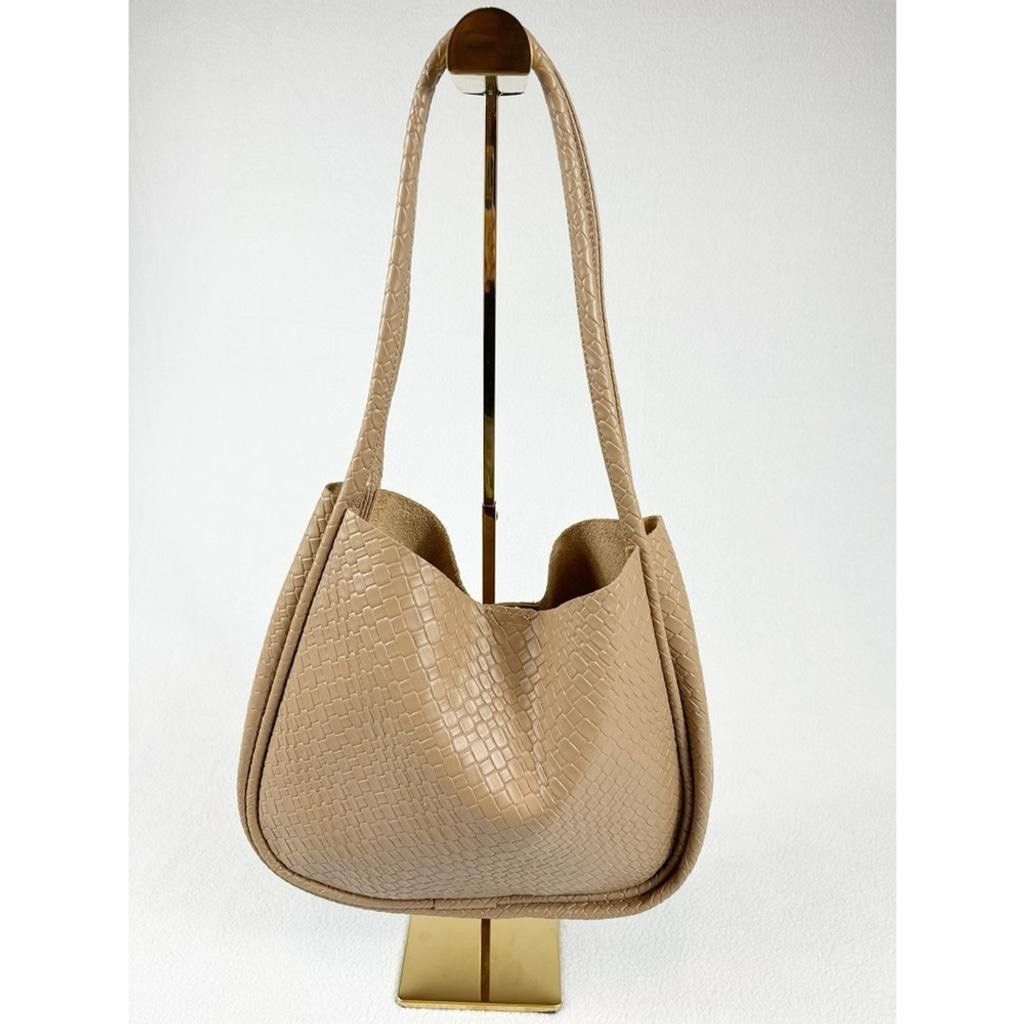 Unknown London Vintage-Style Tan Woven Shoulder Bag – New Without Tags Size ONE SIZE - 4 Thumbnail