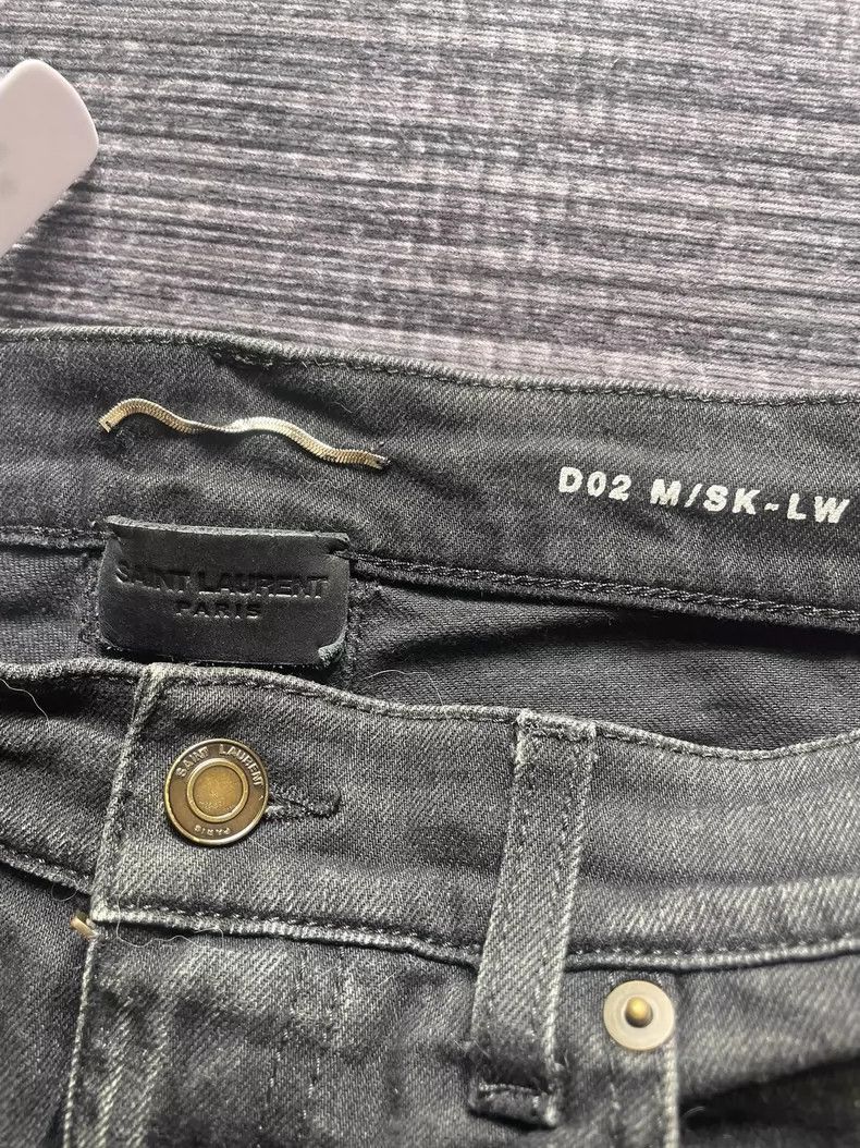 Saint Laurent Paris Saint Laurent Distressed Denim Jeans- Size US 31 - 5 Thumbnail