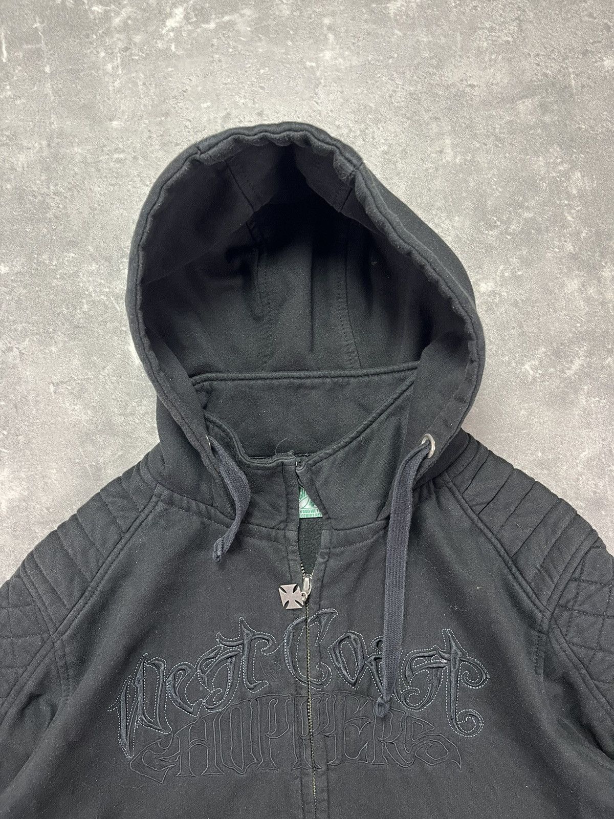West Coast Choppers 00s West Coast Choppers Spellout Big Logo Hoodie XXL Rare Size US XXL / EU 58 / 5 - 8 Thumbnail