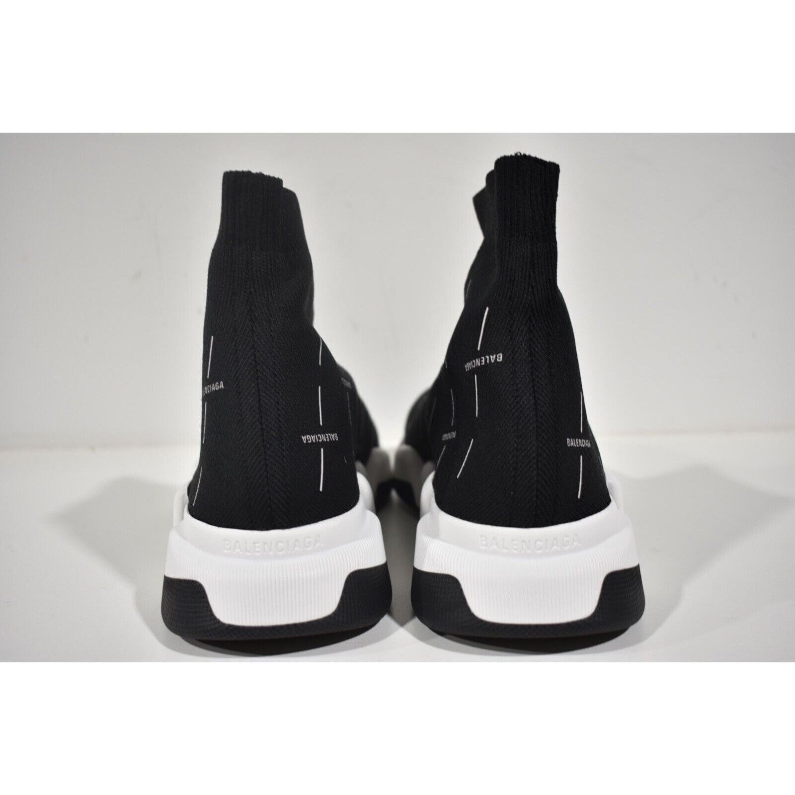Balenciaga Mens Speed 2.0 Sock All Over Logo High Top Sneaker Size US 11 / EU 44 - 11 Thumbnail
