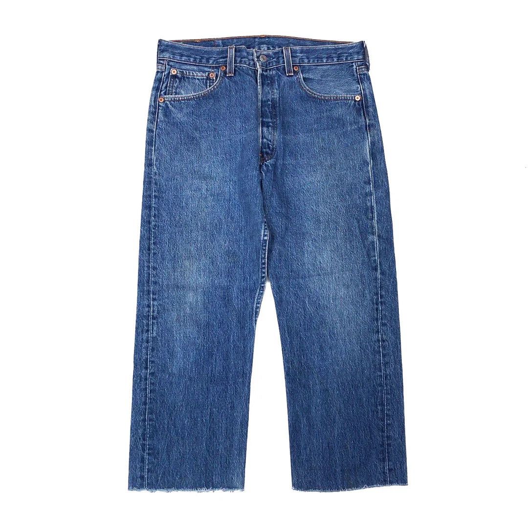 Levi's × Vintage Levi’s 501 1980 80s W32 Vintage Blue USA Made Denim Jeans Size US 32 / EU 48 - 1 Thumbnail