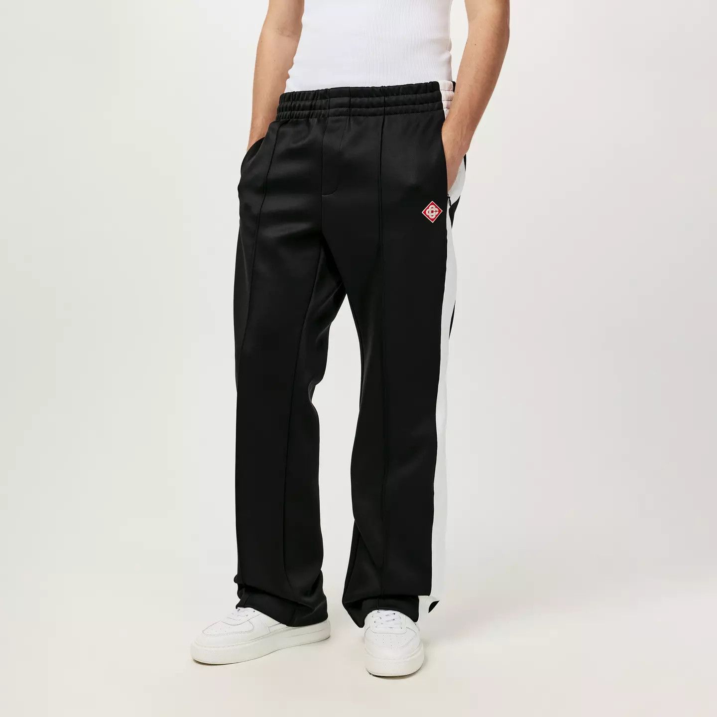 Casablanca o1g2r1mq0426 Open Hem Fleece Relaxed Sweatpants & Joggers Size US 34 / EU 50 - 1 Thumbnail