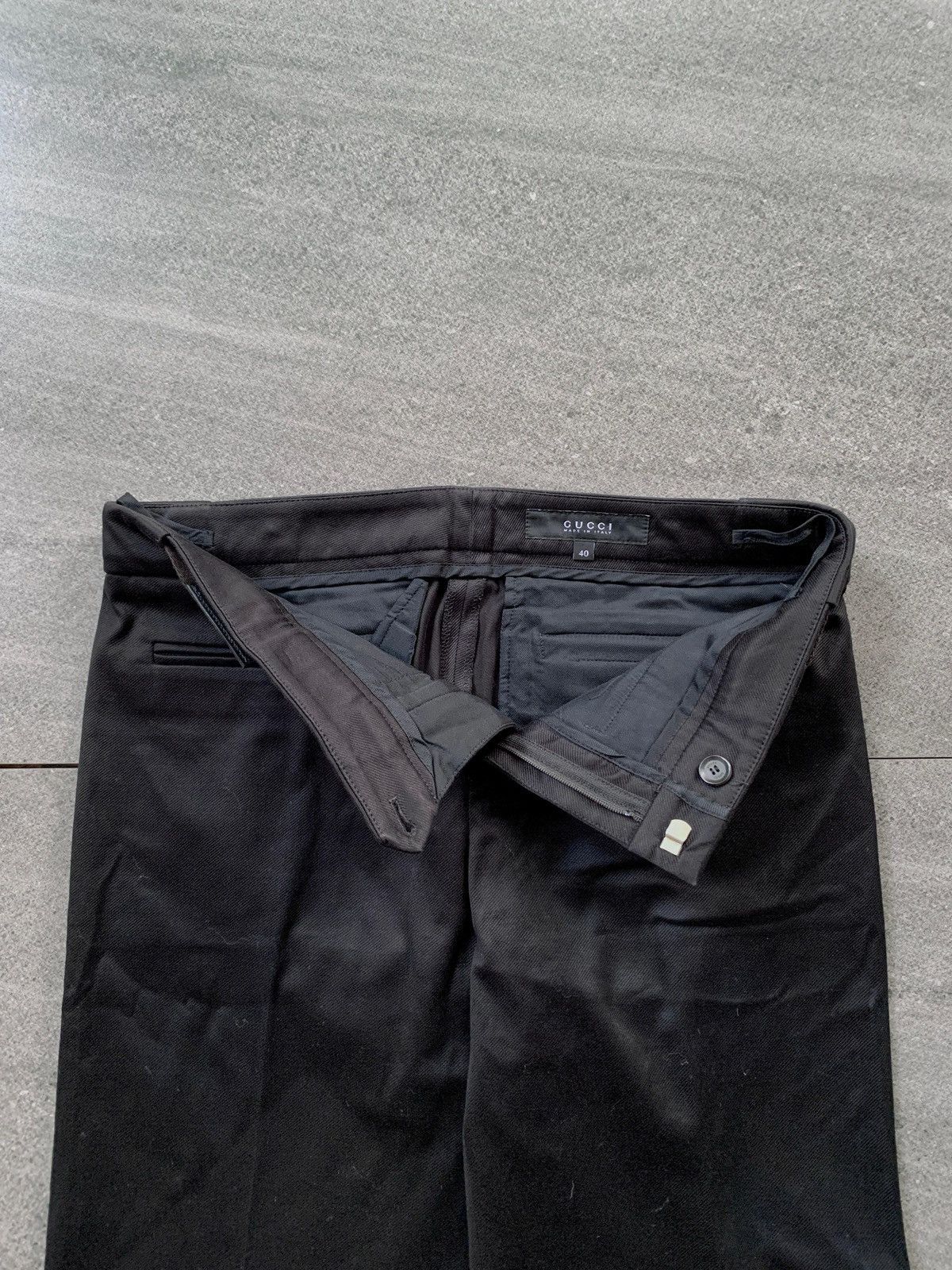 Gucci FREE TAX! Flared Belted Trousers By Gianni Frida Size US 31 - 3 Thumbnail