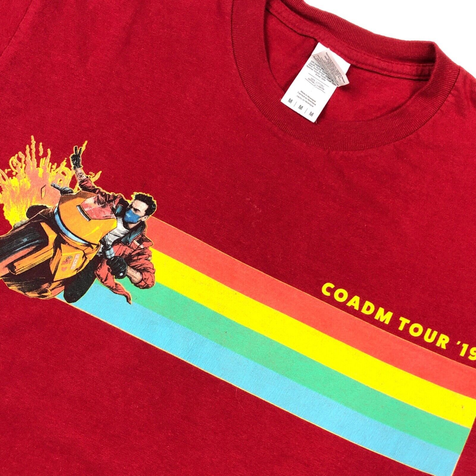 Vintage 2019 Logic COADM Tour Red Tee T Shirt Size Medium M Size US M / EU 48-50 / 2 - 2 Thumbnail