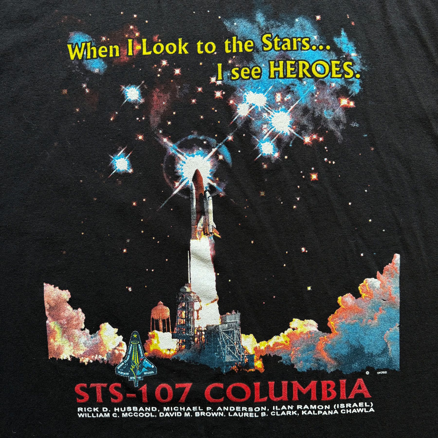 Vintage 2003 Vintage NASA STS-107 Columbia Memorial Tee (#2) Size US XL / EU 56 / 4 - 3 Thumbnail