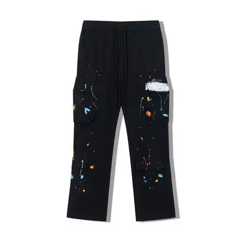 Japanese Brand × Vintage Splattered Paint Cargo Work Big Pocket Pants Size US 32 / EU 48 - 3 Thumbnail