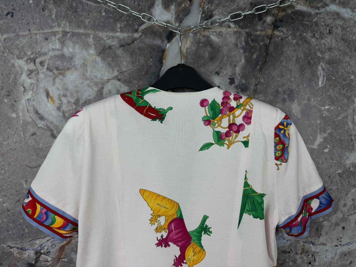 Emilio Pucci Women’s Leonardo Paris Vegatable Jacket With Short Sleeves Size L / US 10 / IT 46 - 13 Thumbnail