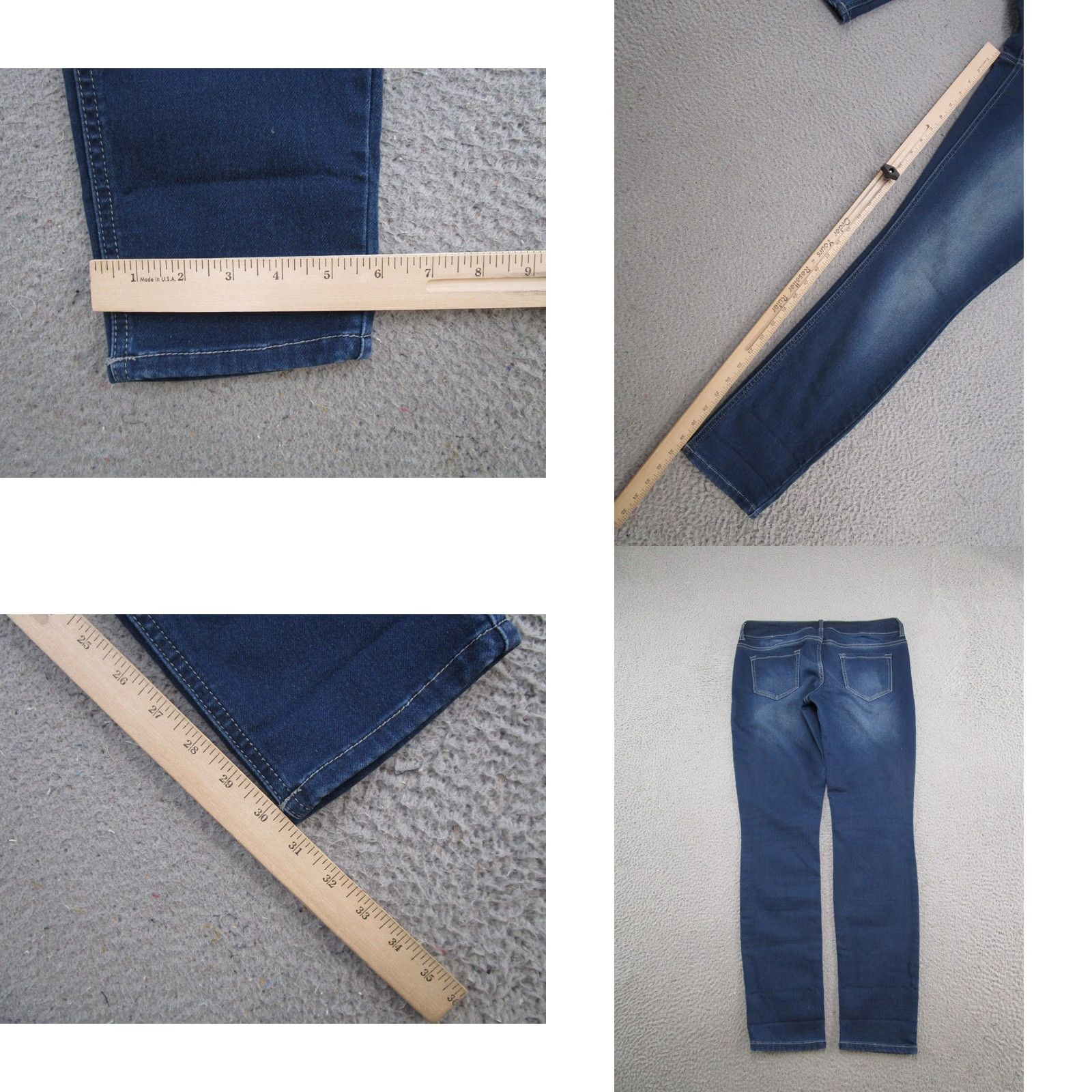 Vintage Maurices Denim Jeans Jeggings Size L Short Skinny Stretch Size 36" / US 14 / IT 50 - 8 Thumbnail