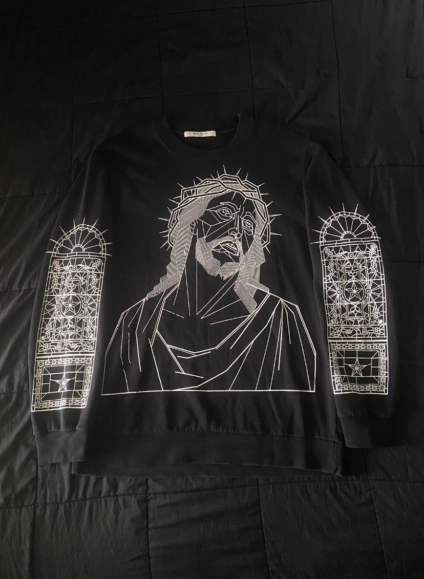 Givenchy jesus sweatshirt hotsell